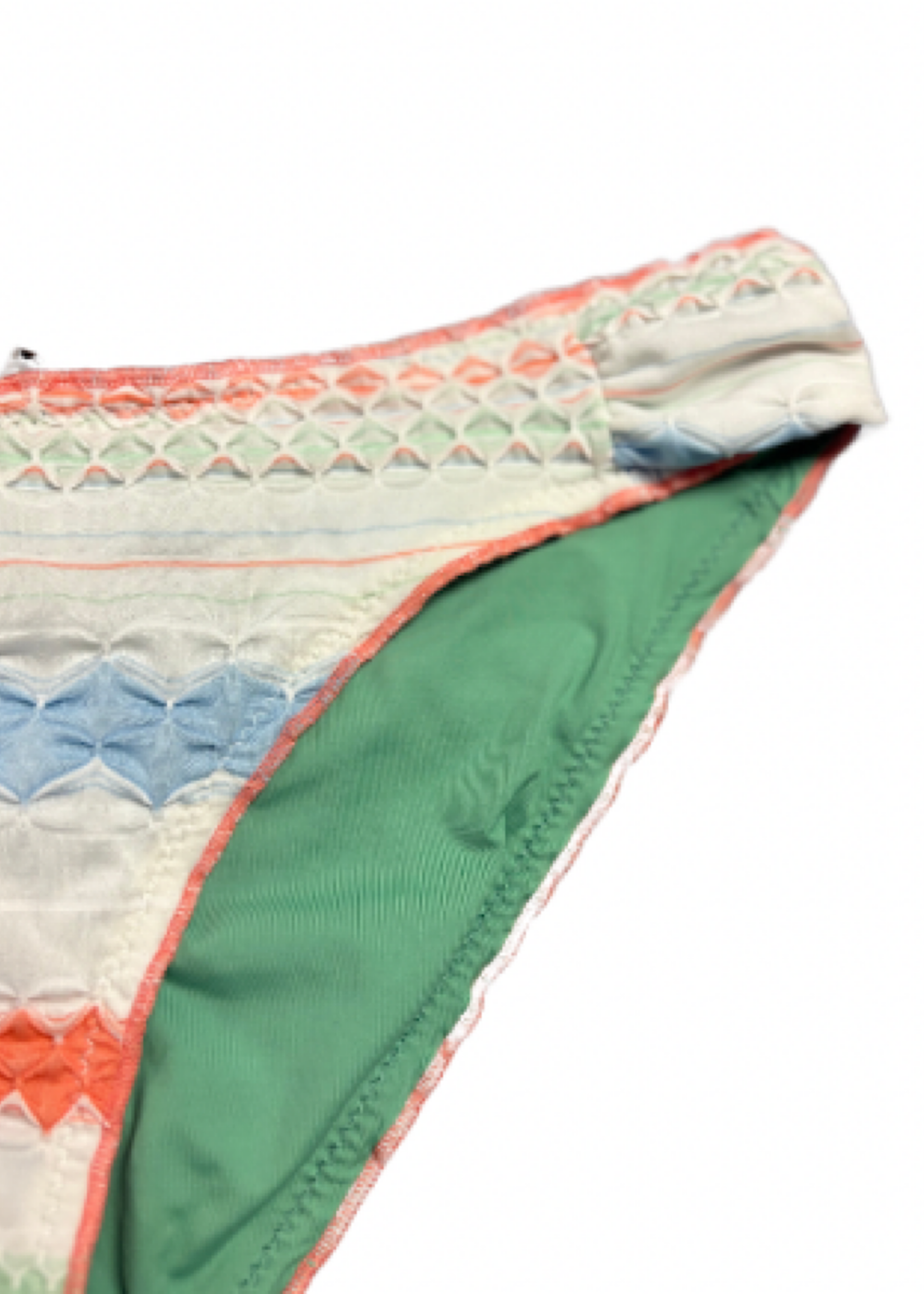 BECCA Multi Pastel Color Bikini Bottoms Size Large-RF