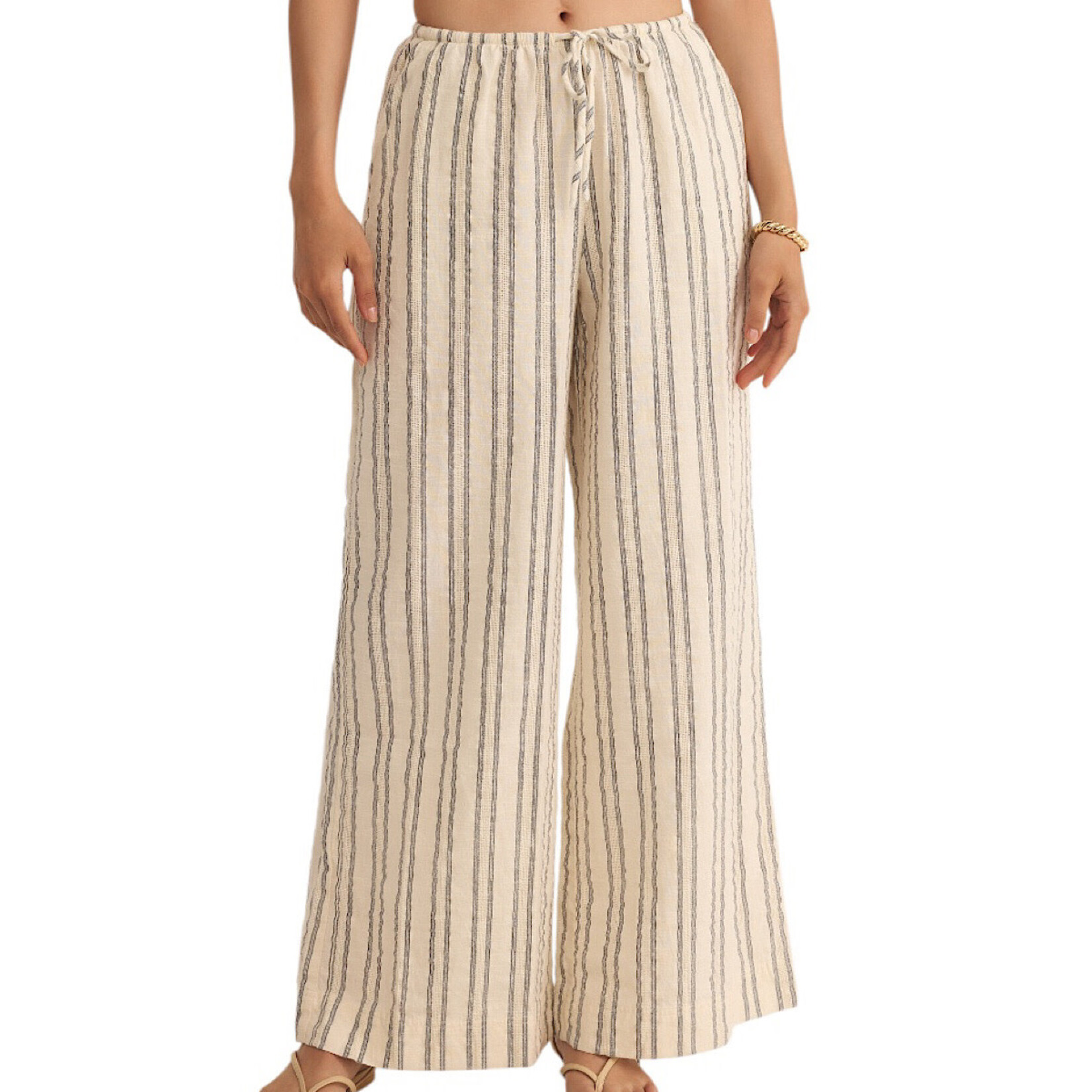 Z Supply Z Supply Soleil Stripe Pant Sea Salt