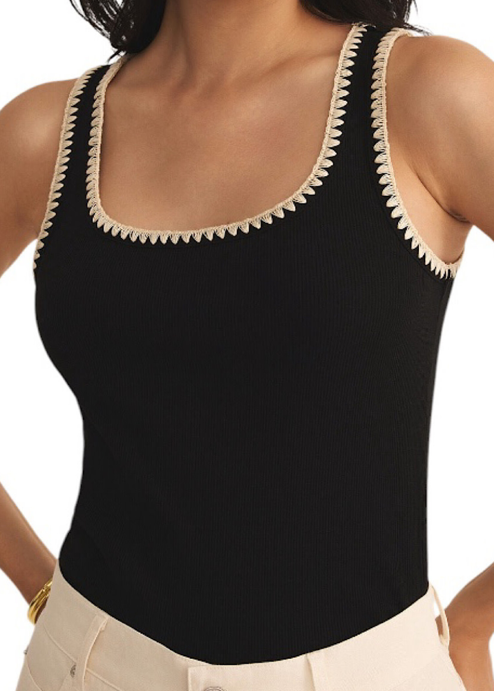 Z Supply Z Supply Jaidynn Rib Tank Black