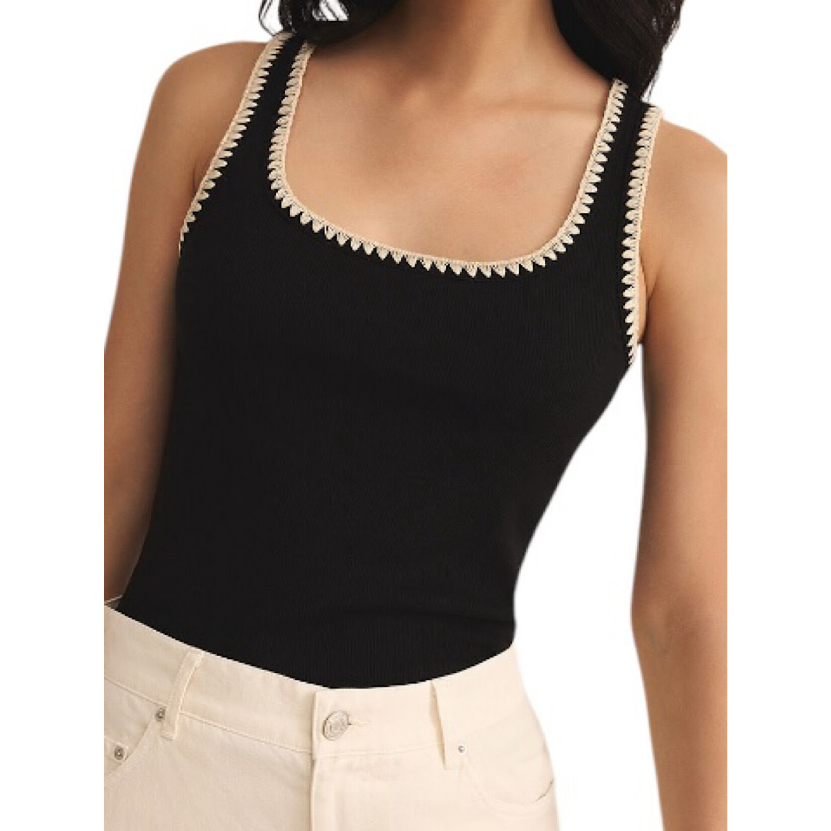Z Supply Z Supply Jaidynn Rib Tank Black