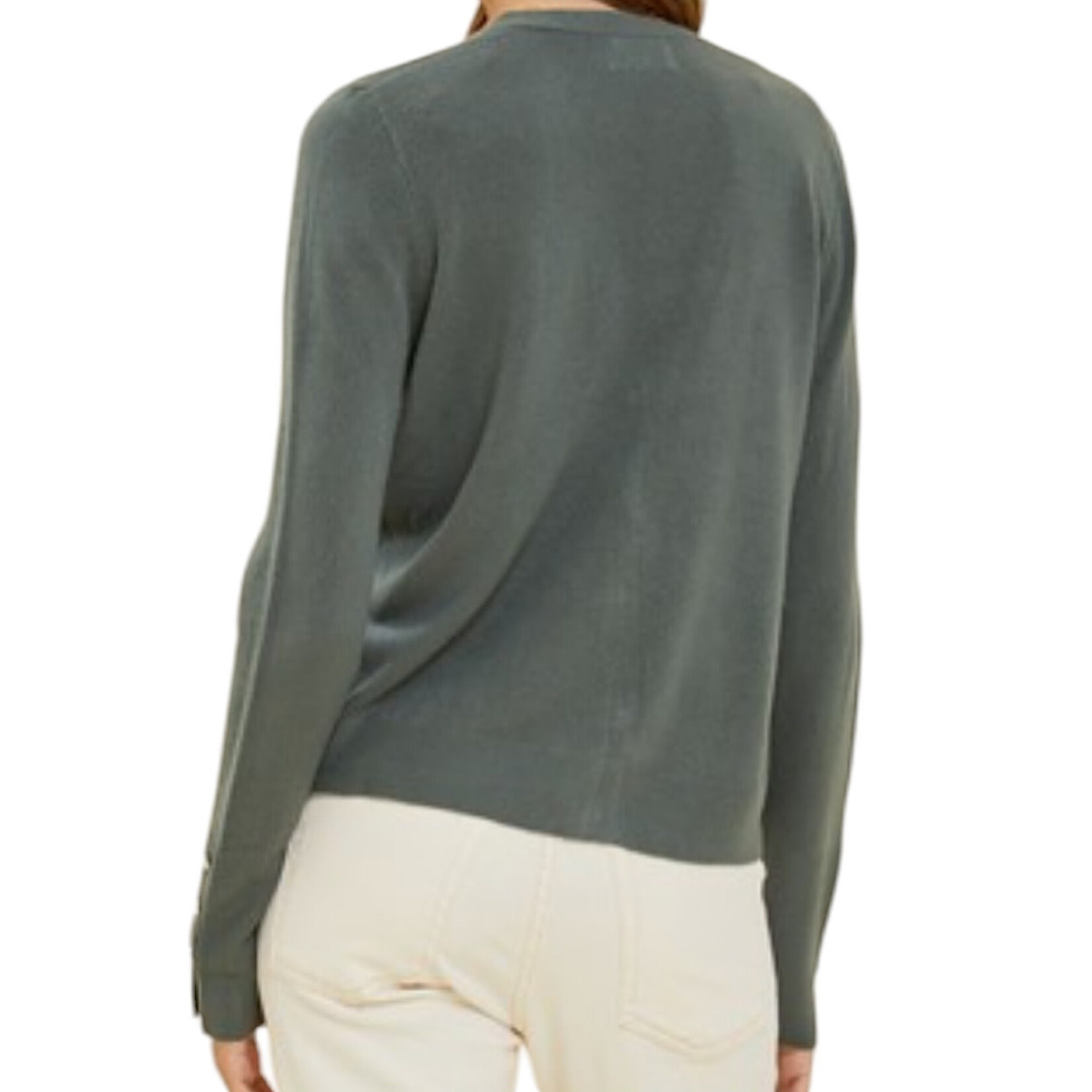 Jade Jewel Button Cardigan