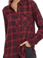 Burgundy Plaid Flannel