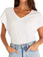 Z Supply Z Supply Adrina Slub Top White