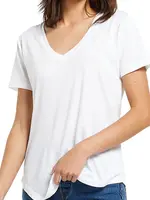 Z Supply Z Supply Kasey Modal V-Neck Tee White