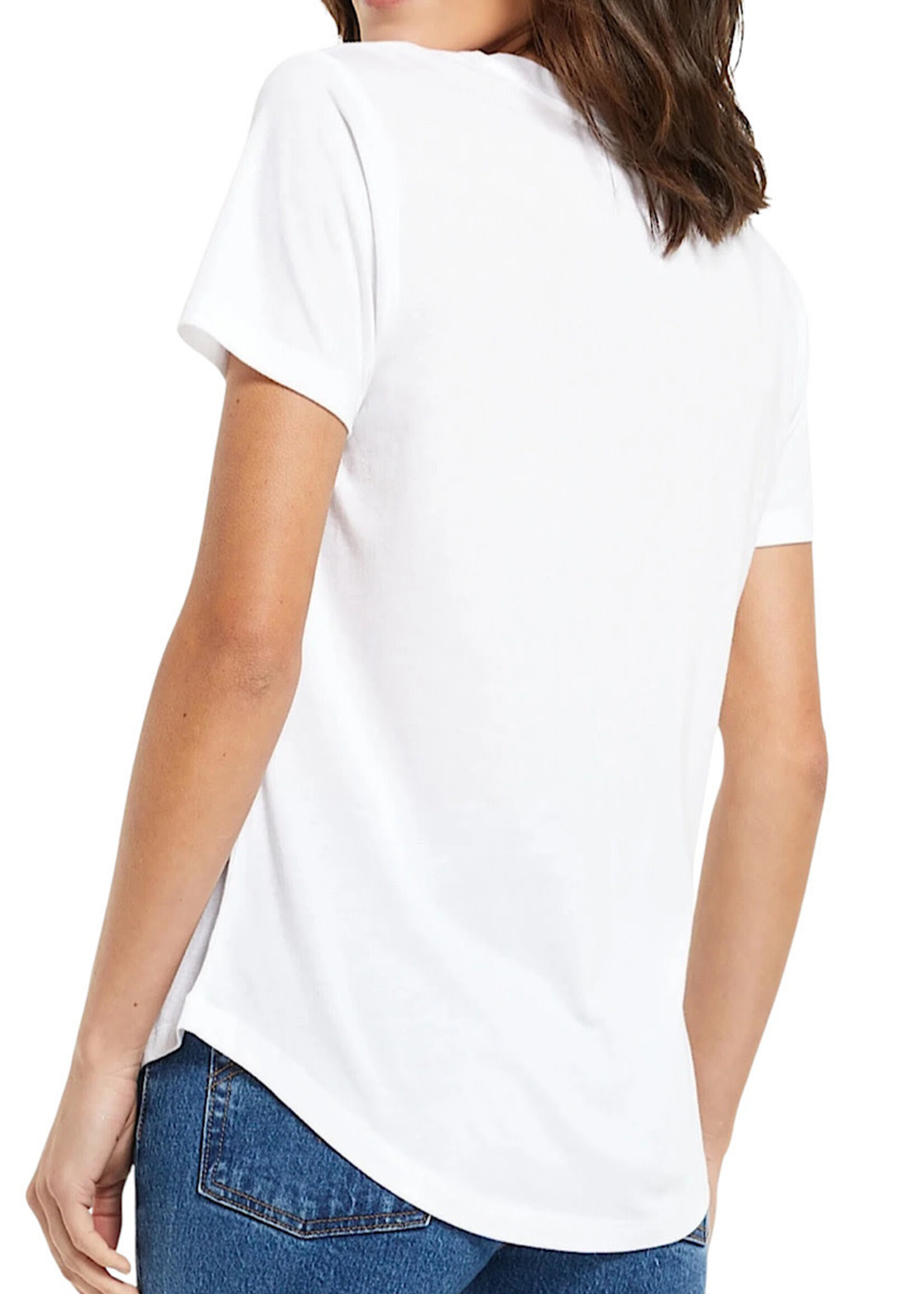 Z Supply Z Supply Kasey Modal V-Neck Tee White