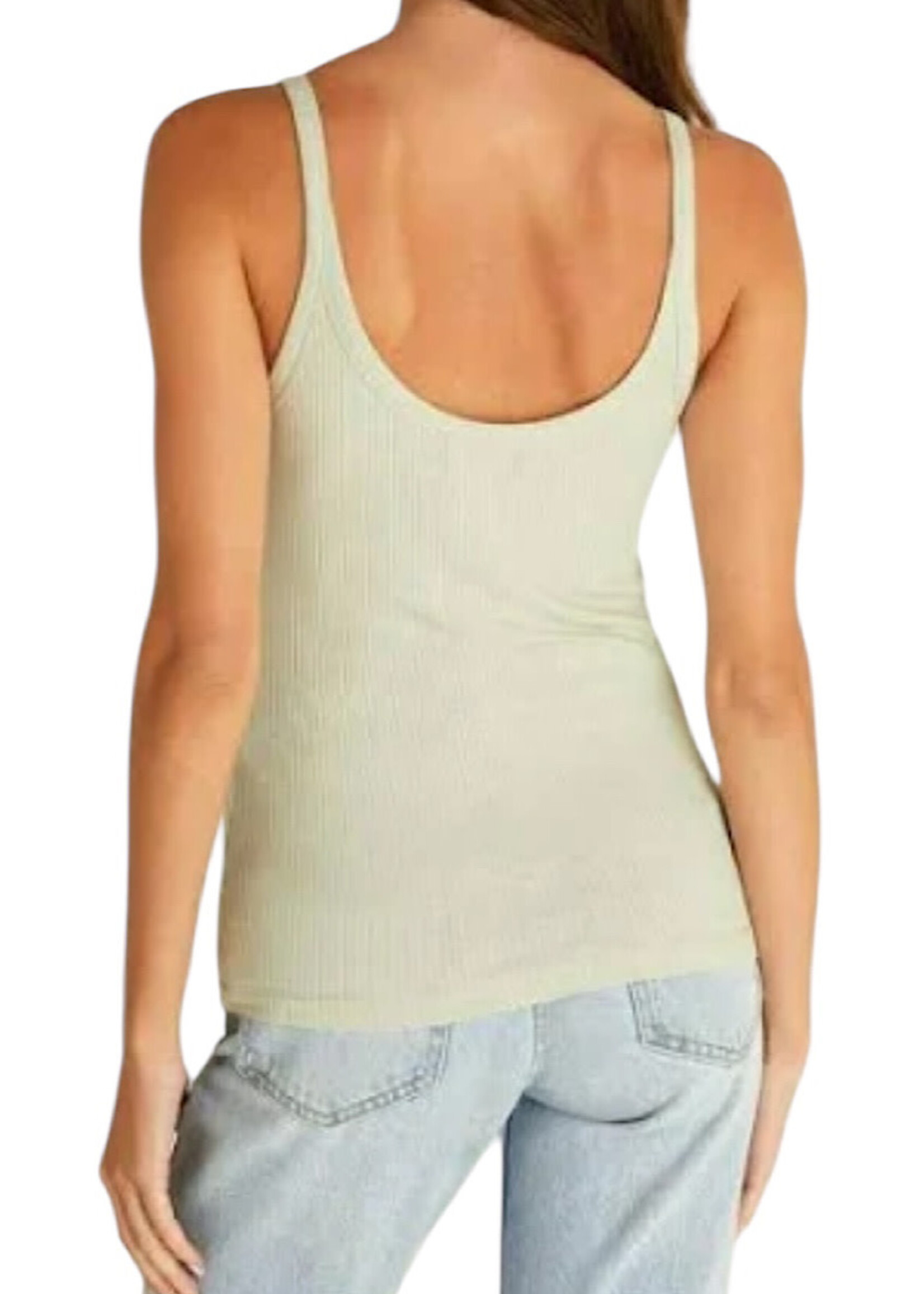 Z Supply Z Supply Casa Rib Tank Glacial Green