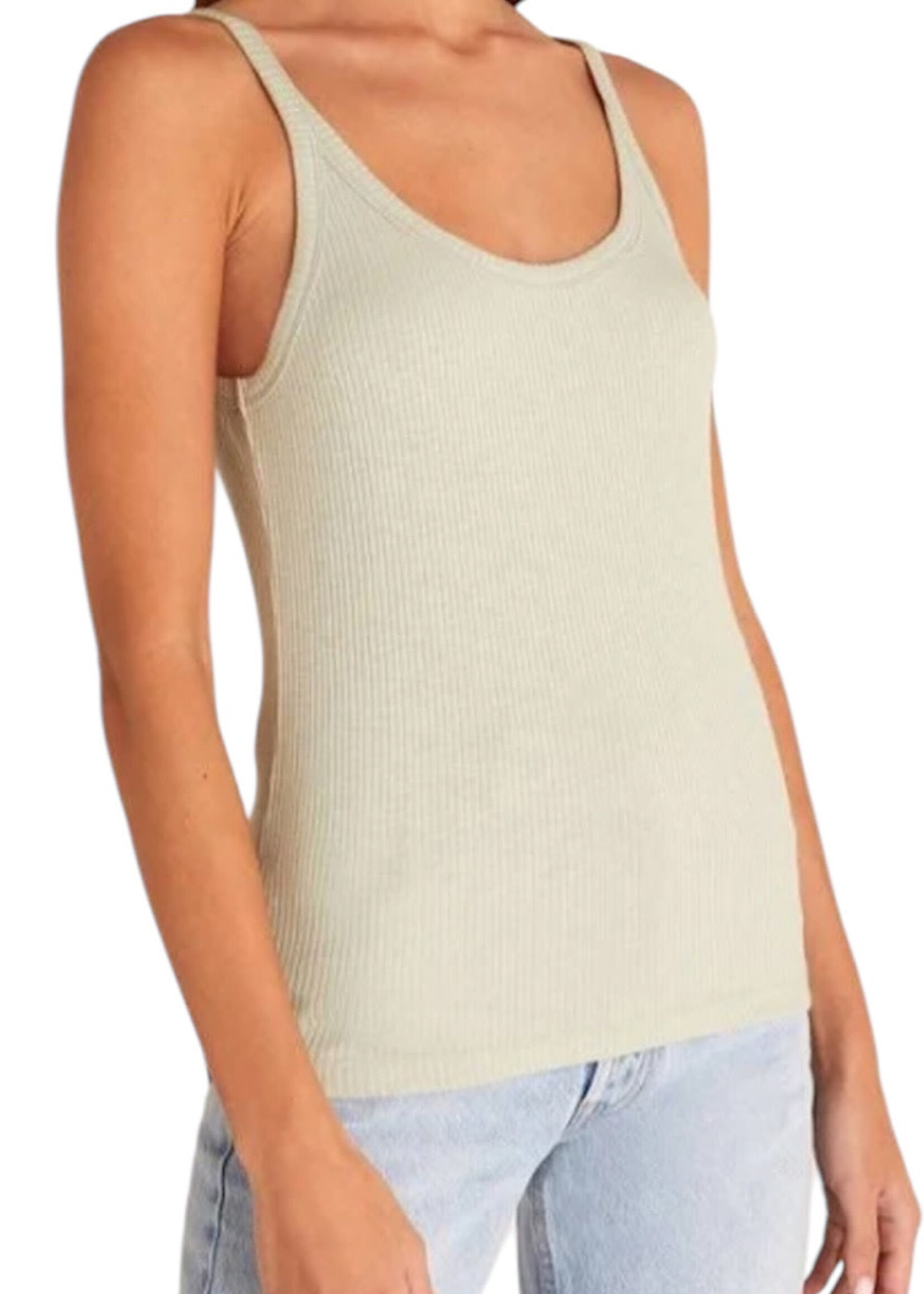 Z Supply Z Supply Casa Rib Tank Glacial Green