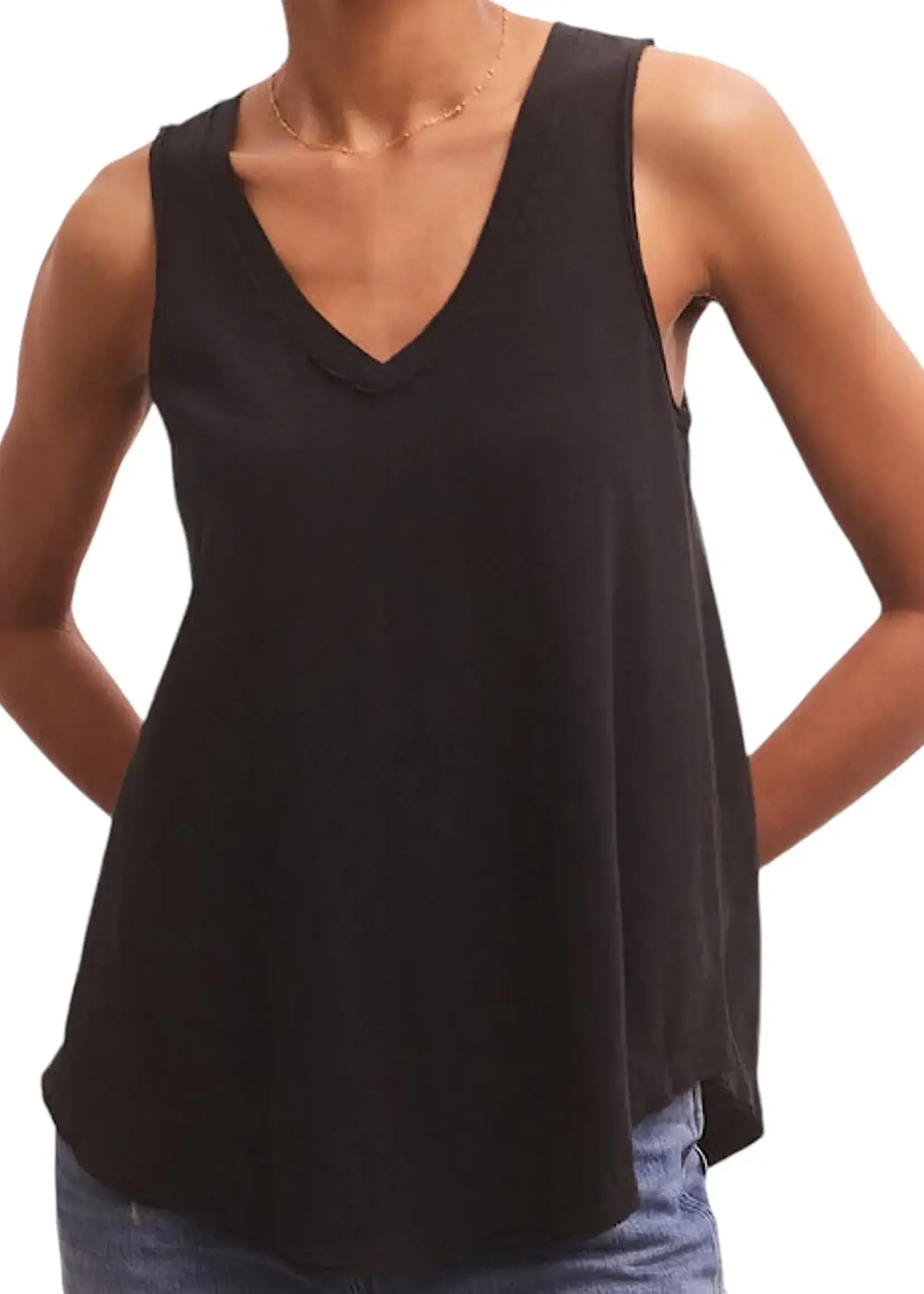 Z Supply Z Supply Sun Drenched Vagabond Tank Black