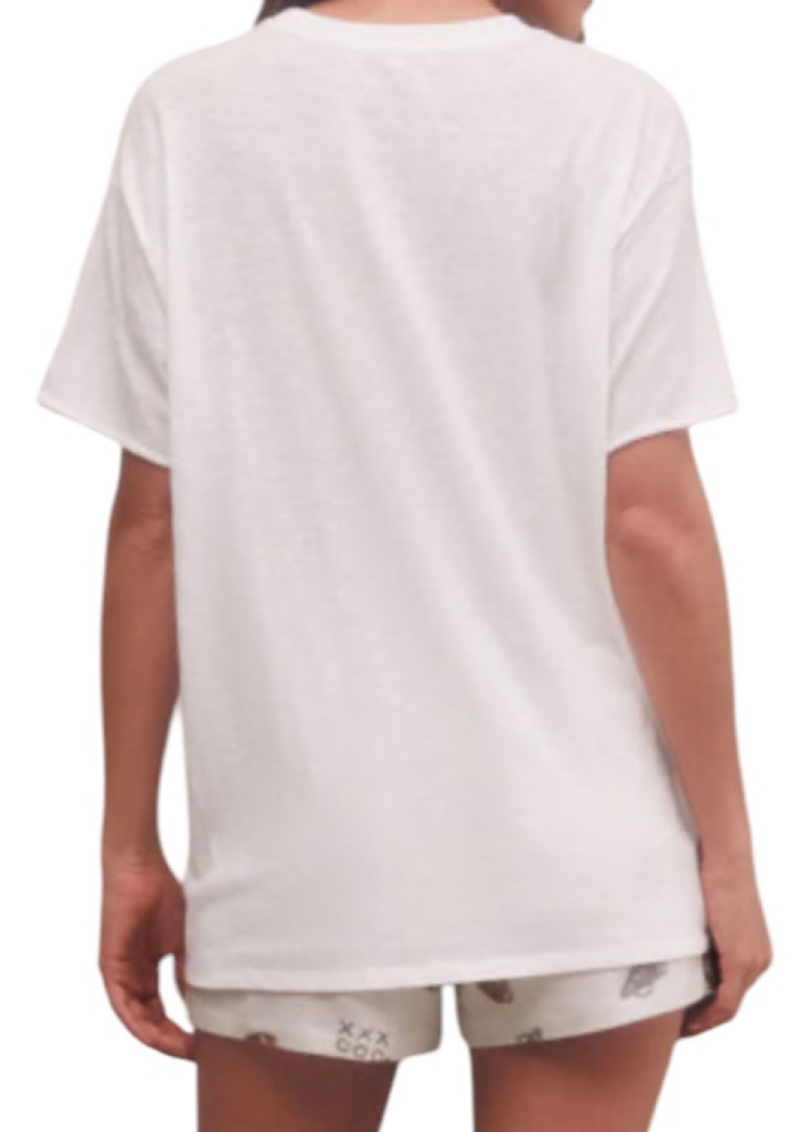 Z Supply Z Supply Boyfriend Football Tee White