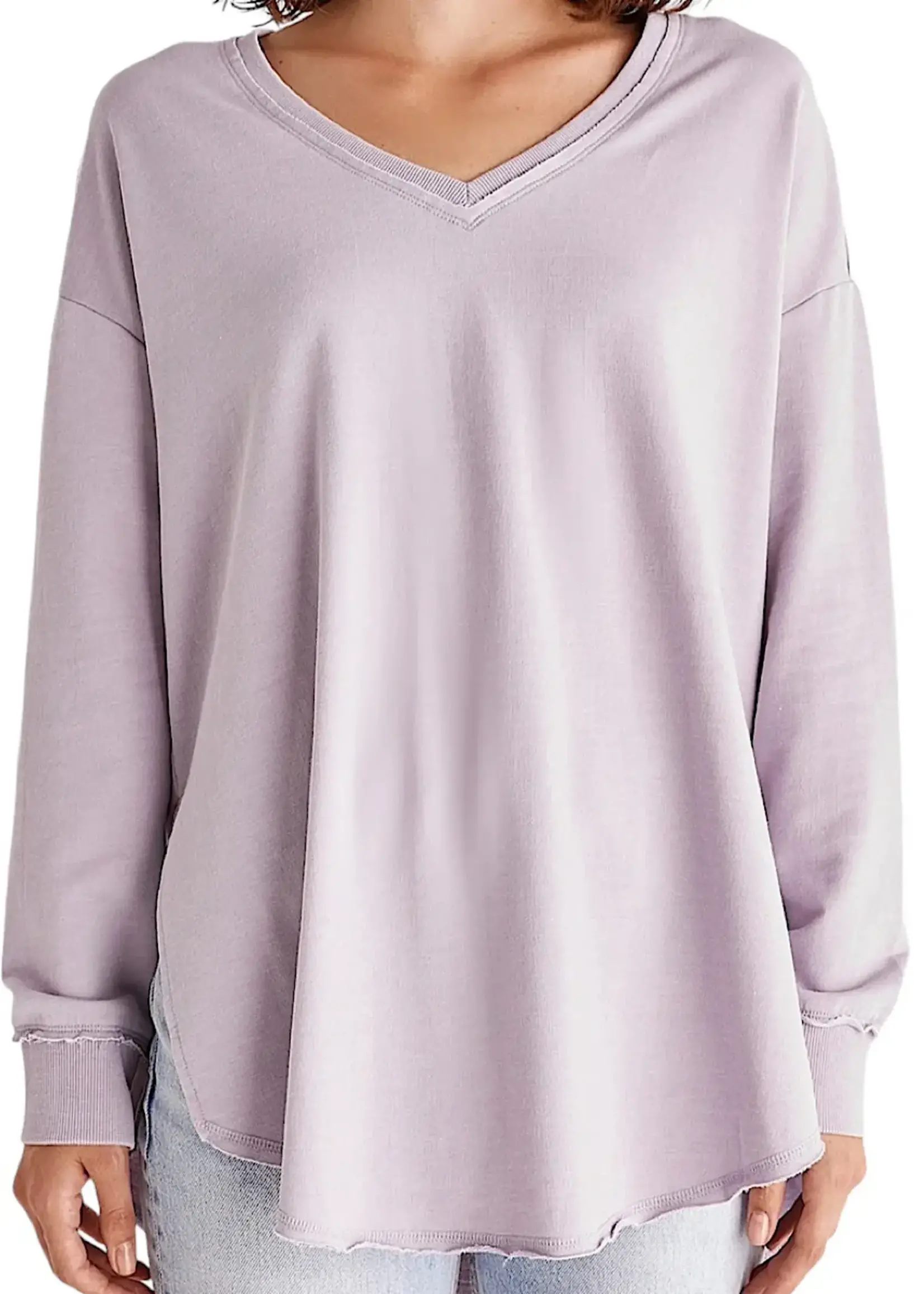Z Supply Z Supply V-Neck Weekender Lavender Ash