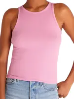 Z Supply Z Supply Janice High Neck Tank Orchid Pink