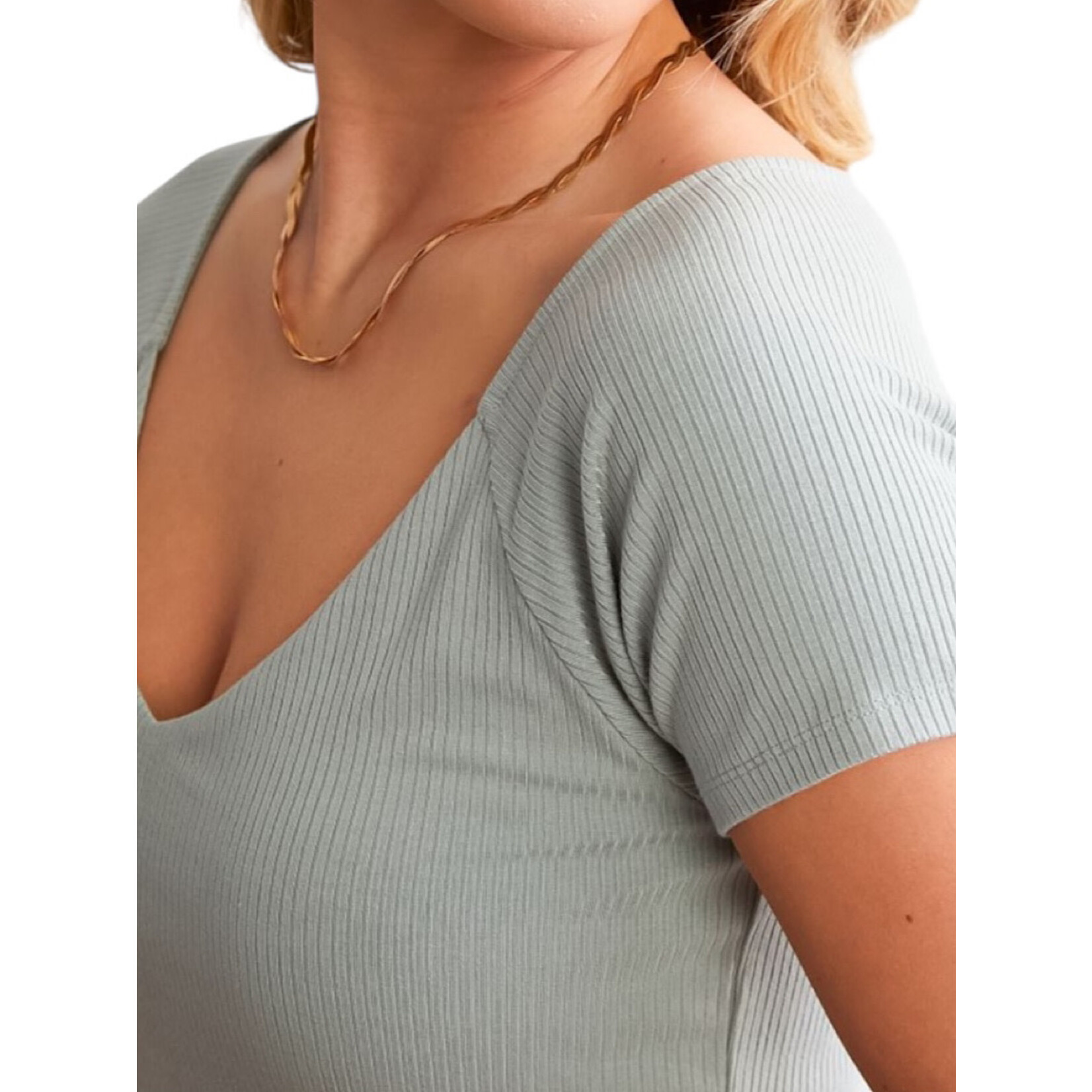 Z Supply Z Supply Kallen Rib Top Harbor Gray