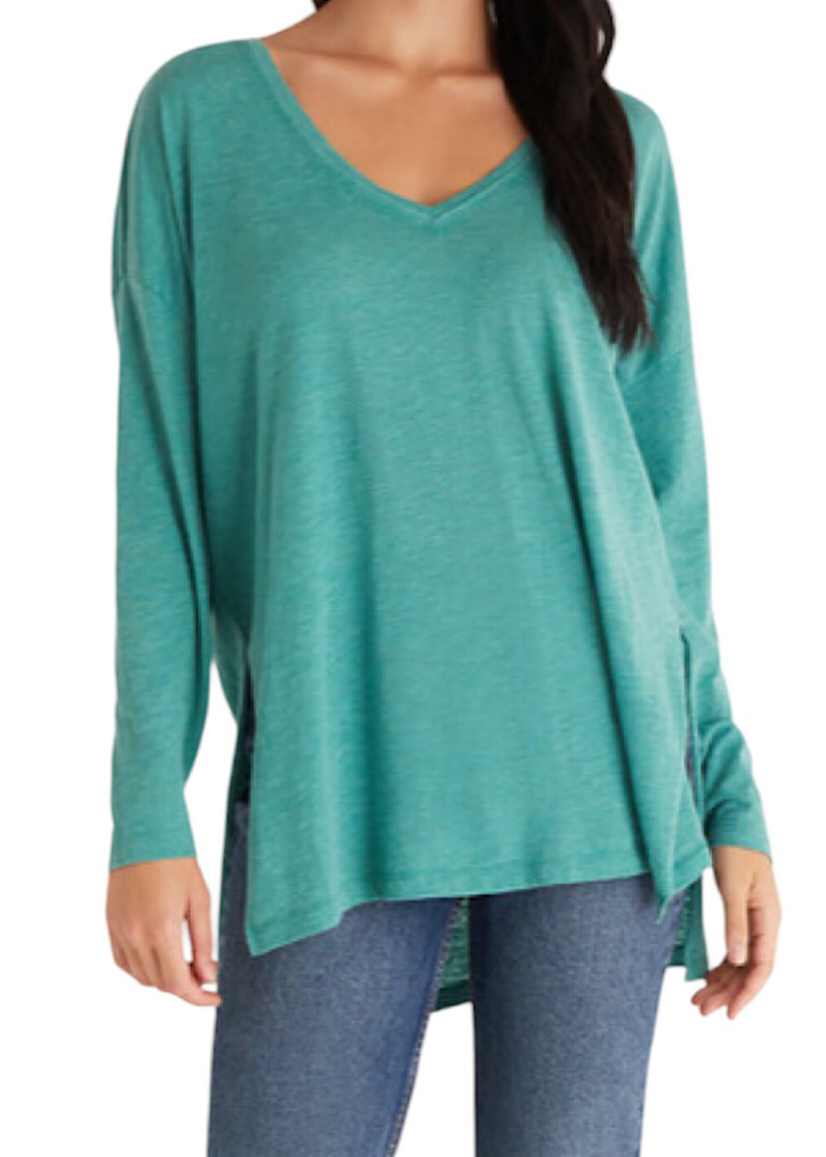 Z supply Super Chill LS Tee Amazon Green