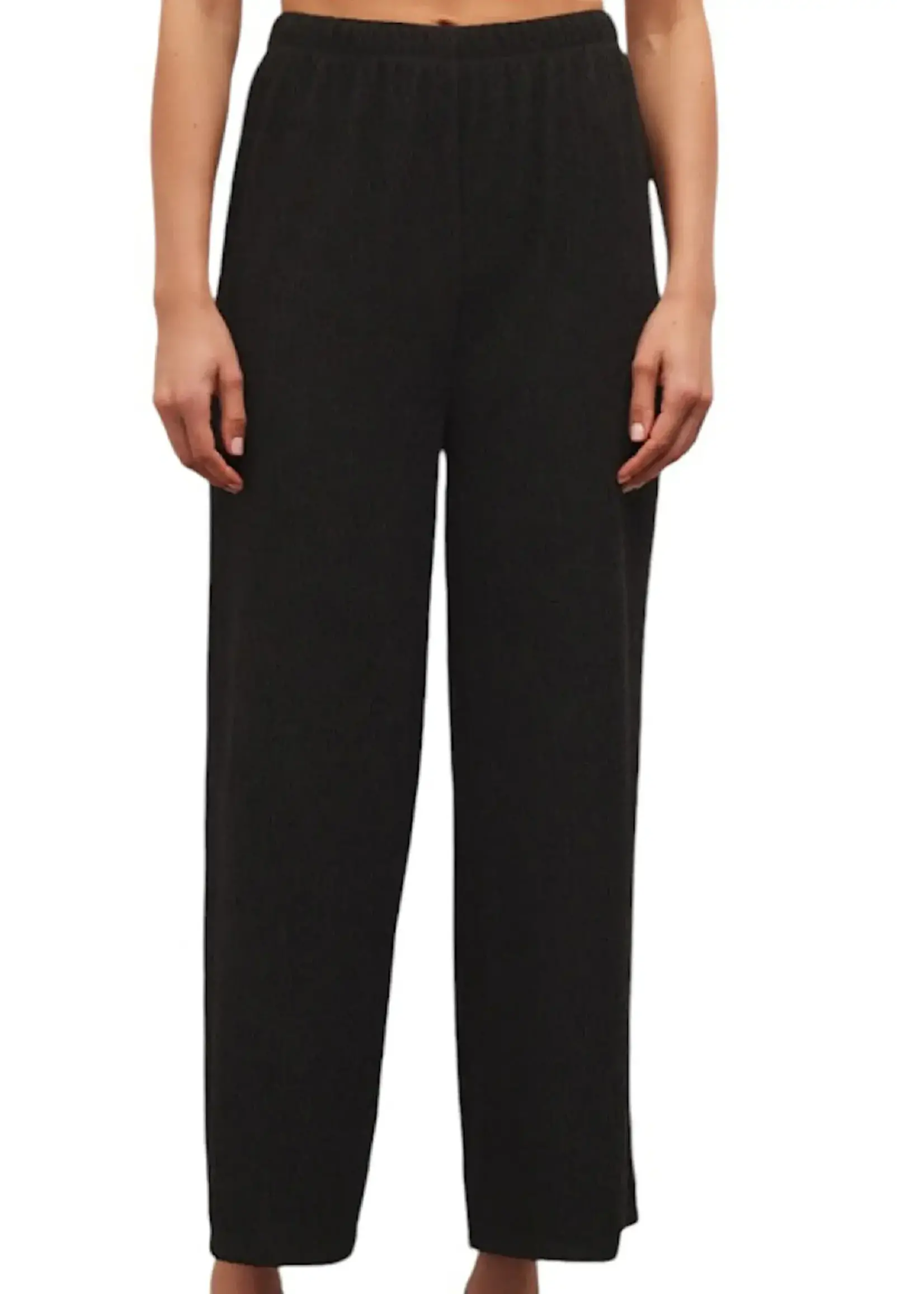 Z Supply Z Supply Cosmic Crinkle Knit Pant Black