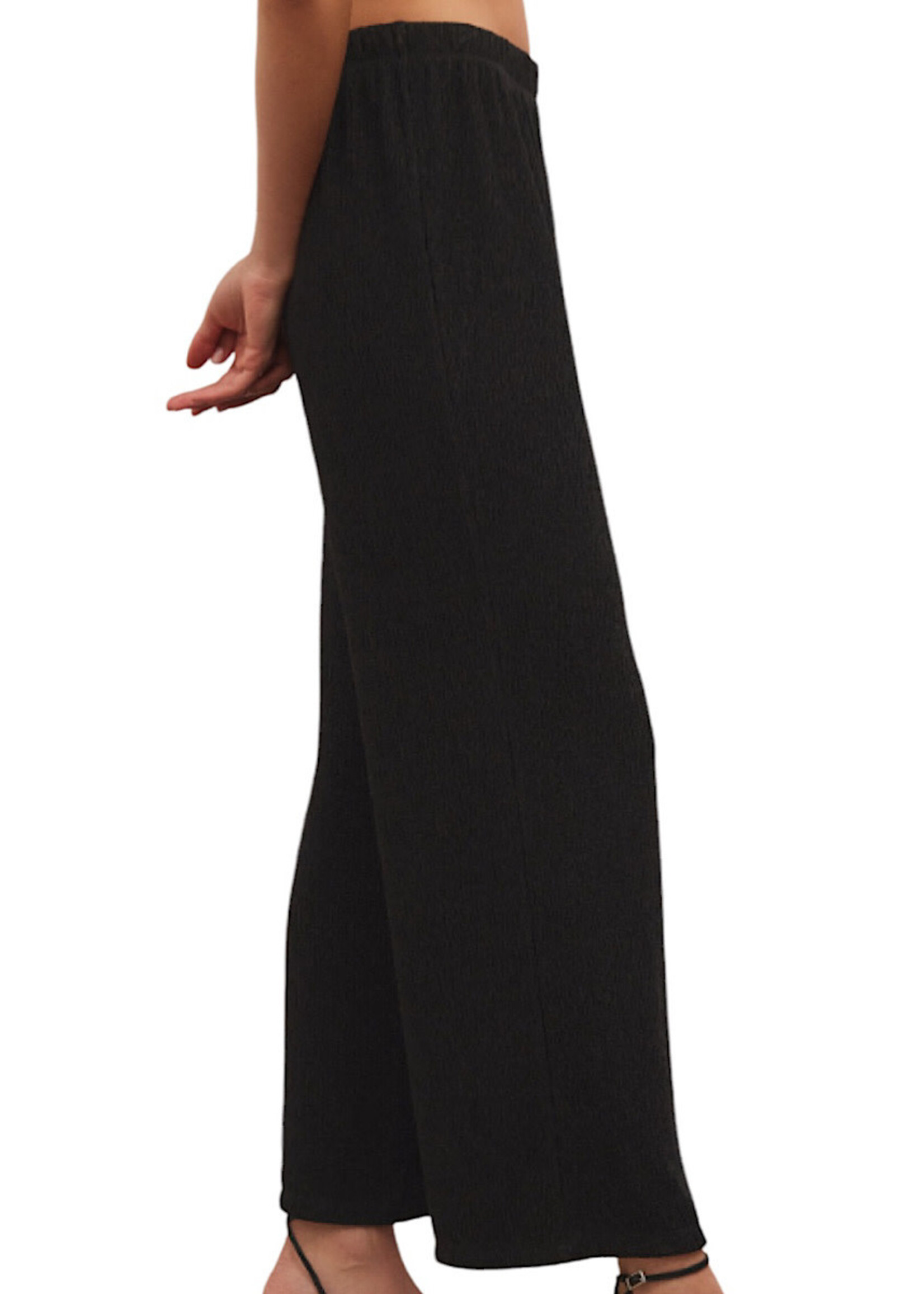 Z Supply Z Supply Cosmic Crinkle Knit Pant Black