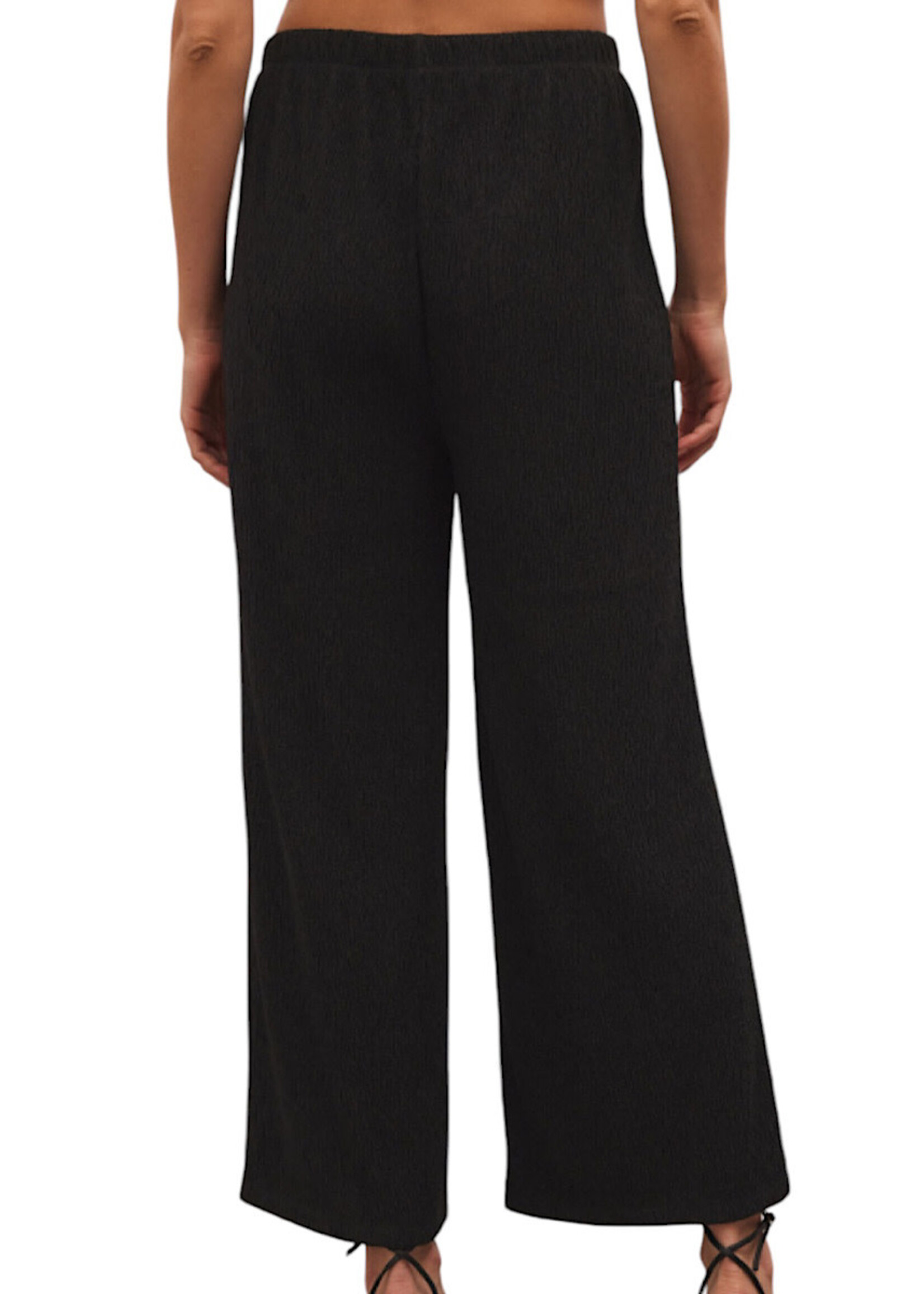 Z Supply Z Supply Cosmic Crinkle Knit Pant Black