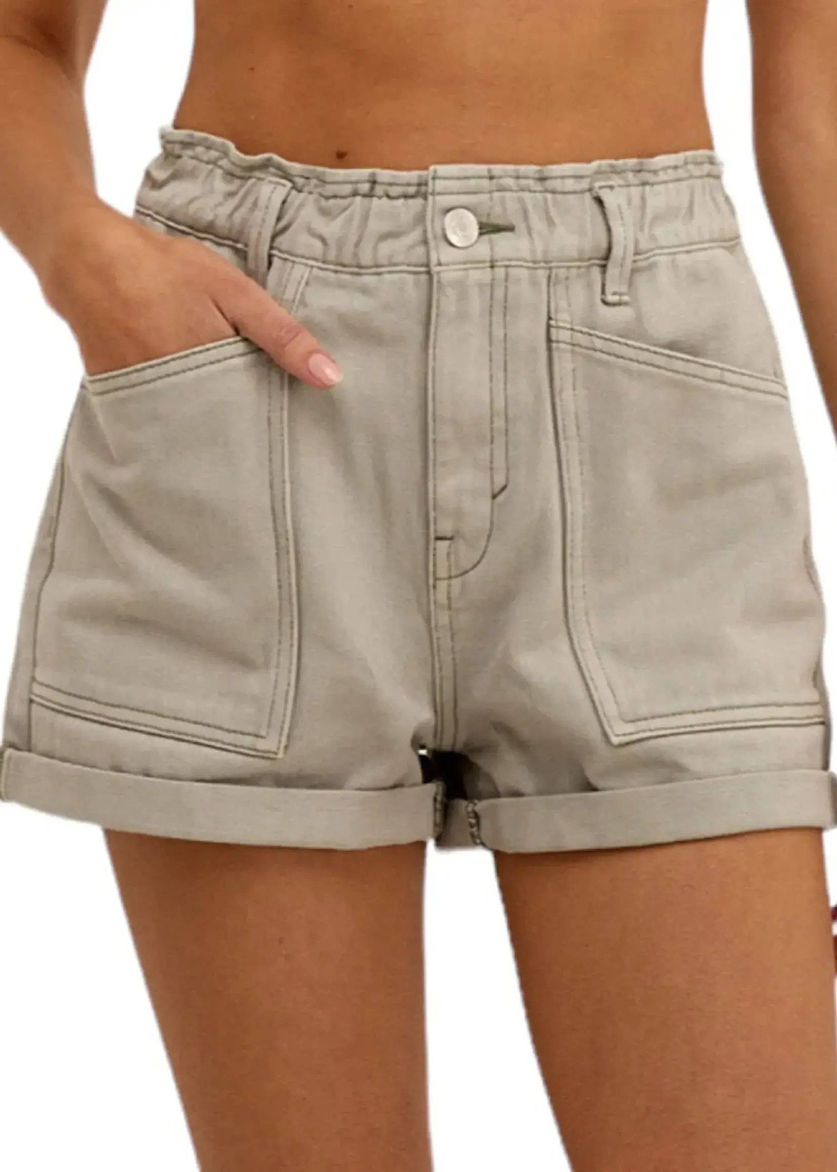 Z Supply Z Supply Odin Denim Short Pale Jade