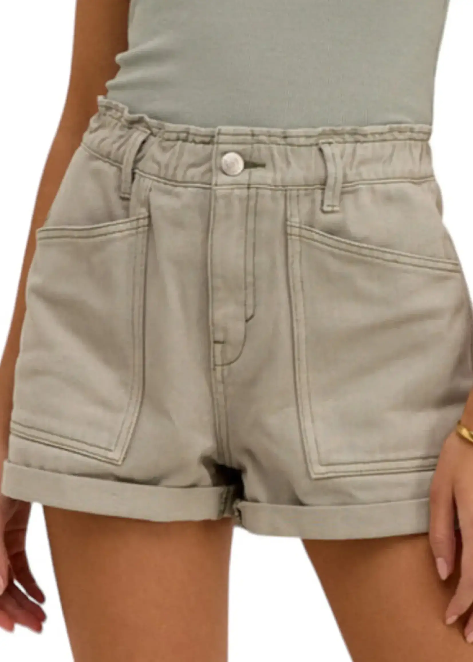Z Supply Z Supply Odin Denim Short Pale Jade