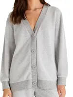 Z supply Pamelia Cozy Cardigan Heather Gray