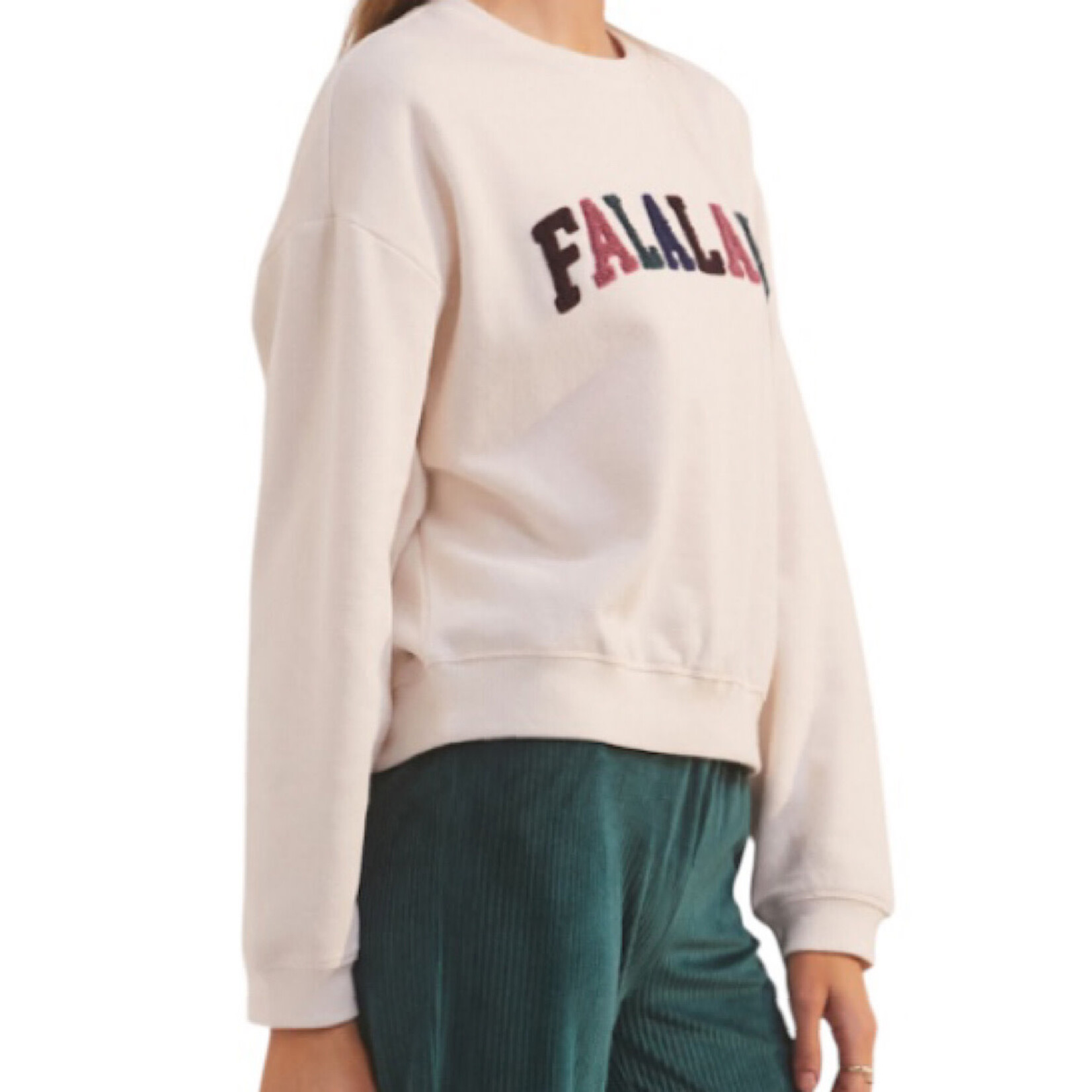 Z Supply Z Supply Fa La La LS Top Bone