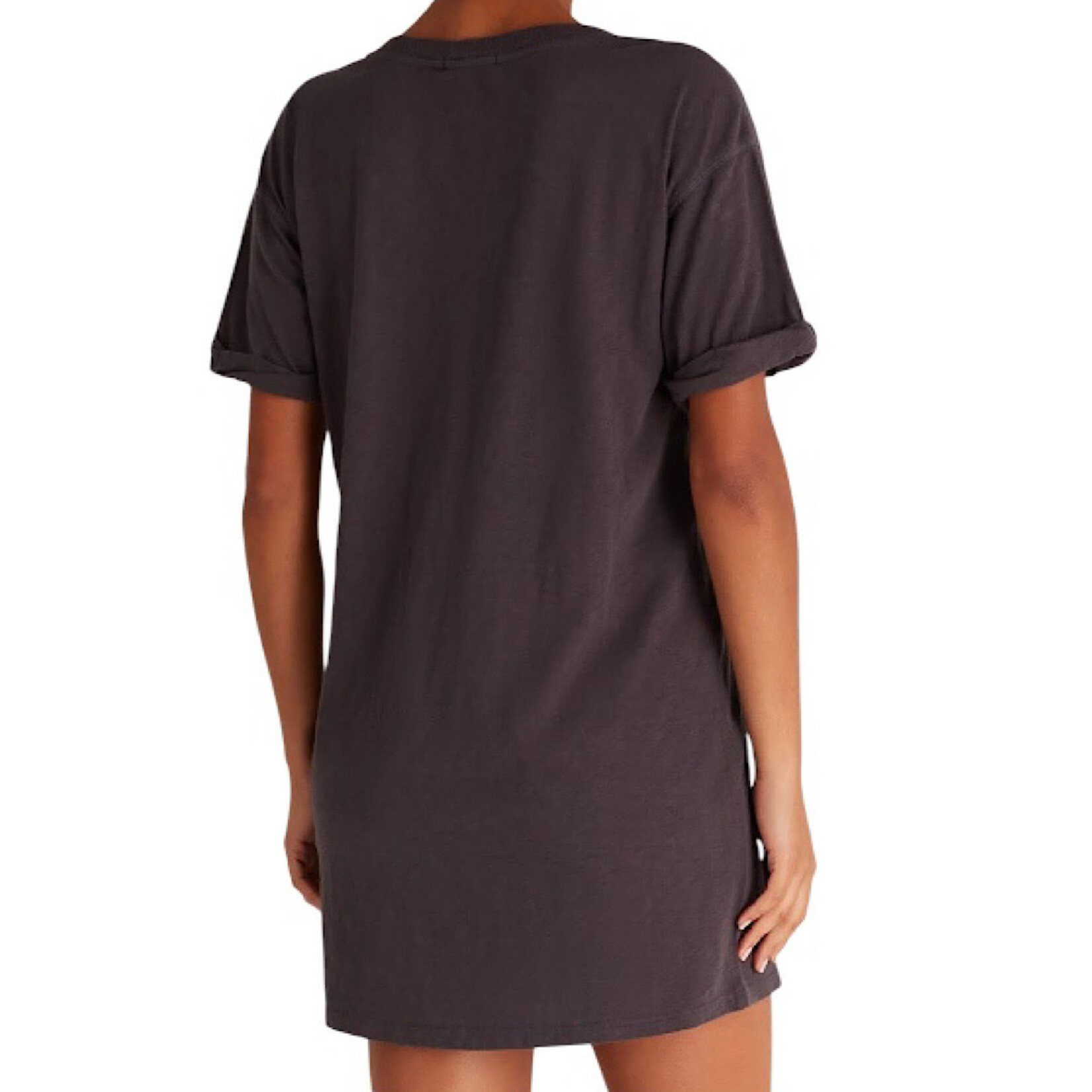 Z Supply Z Supply V-Neck T-shirt Dress Washed Black