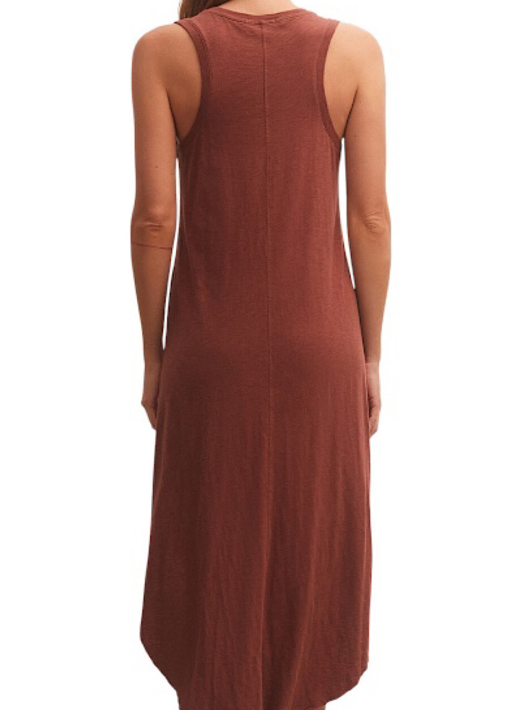 Z Supply Z Supply The Reverie Slub Dress Dark Rosewood