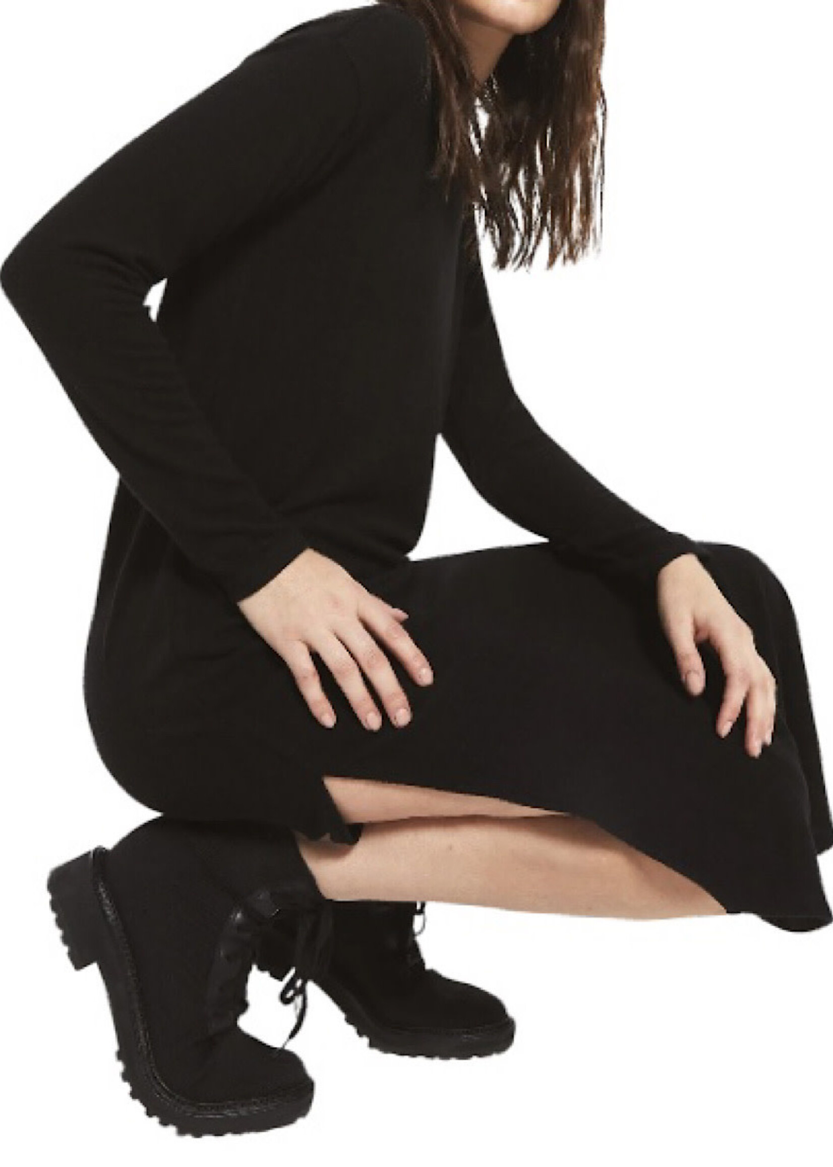 Z Supply Black Ray Slub Sweater Dress - Main Street Boutique