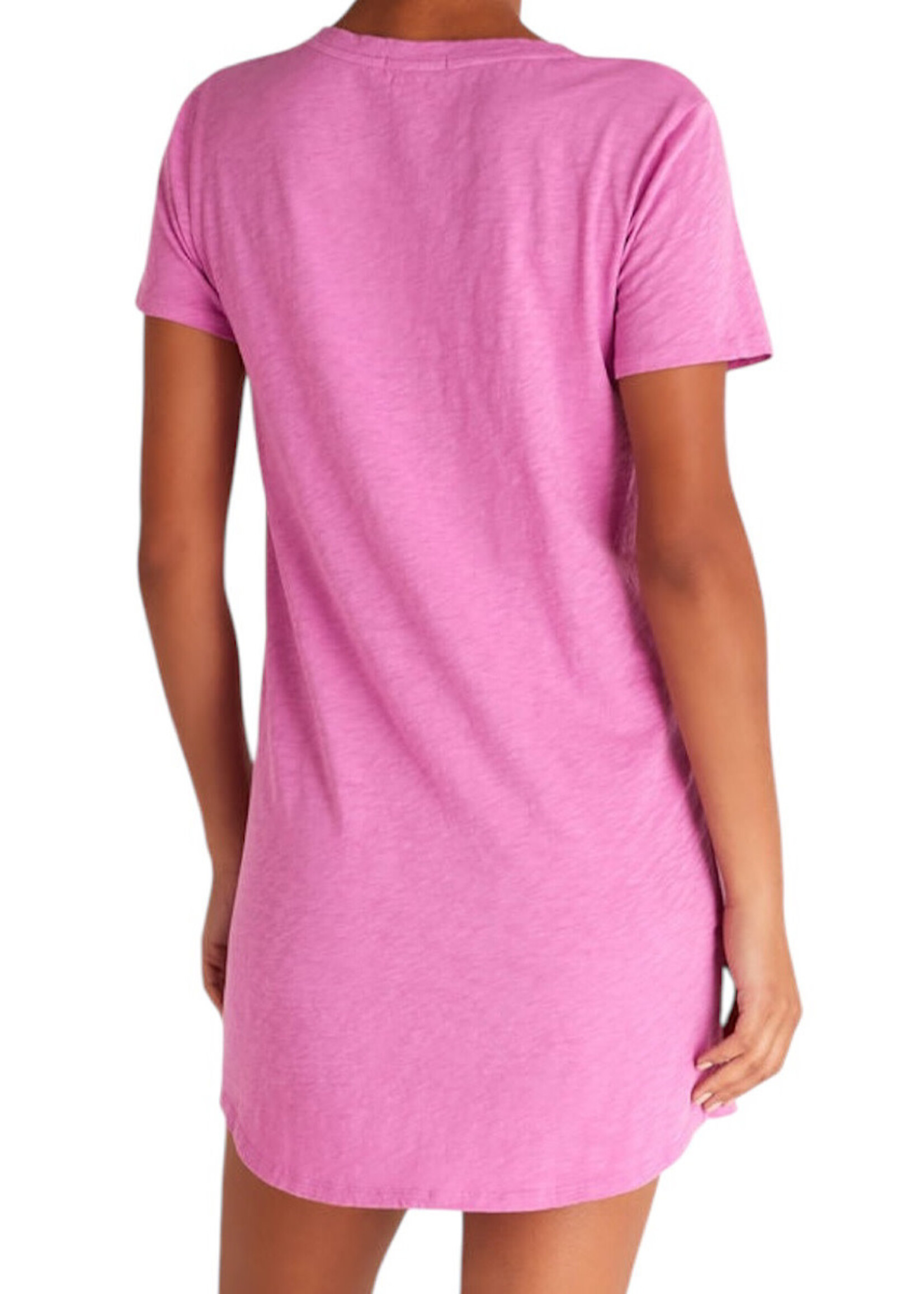 Z Supply Z Supply The Pocket Tee Dress Wild Dahlia