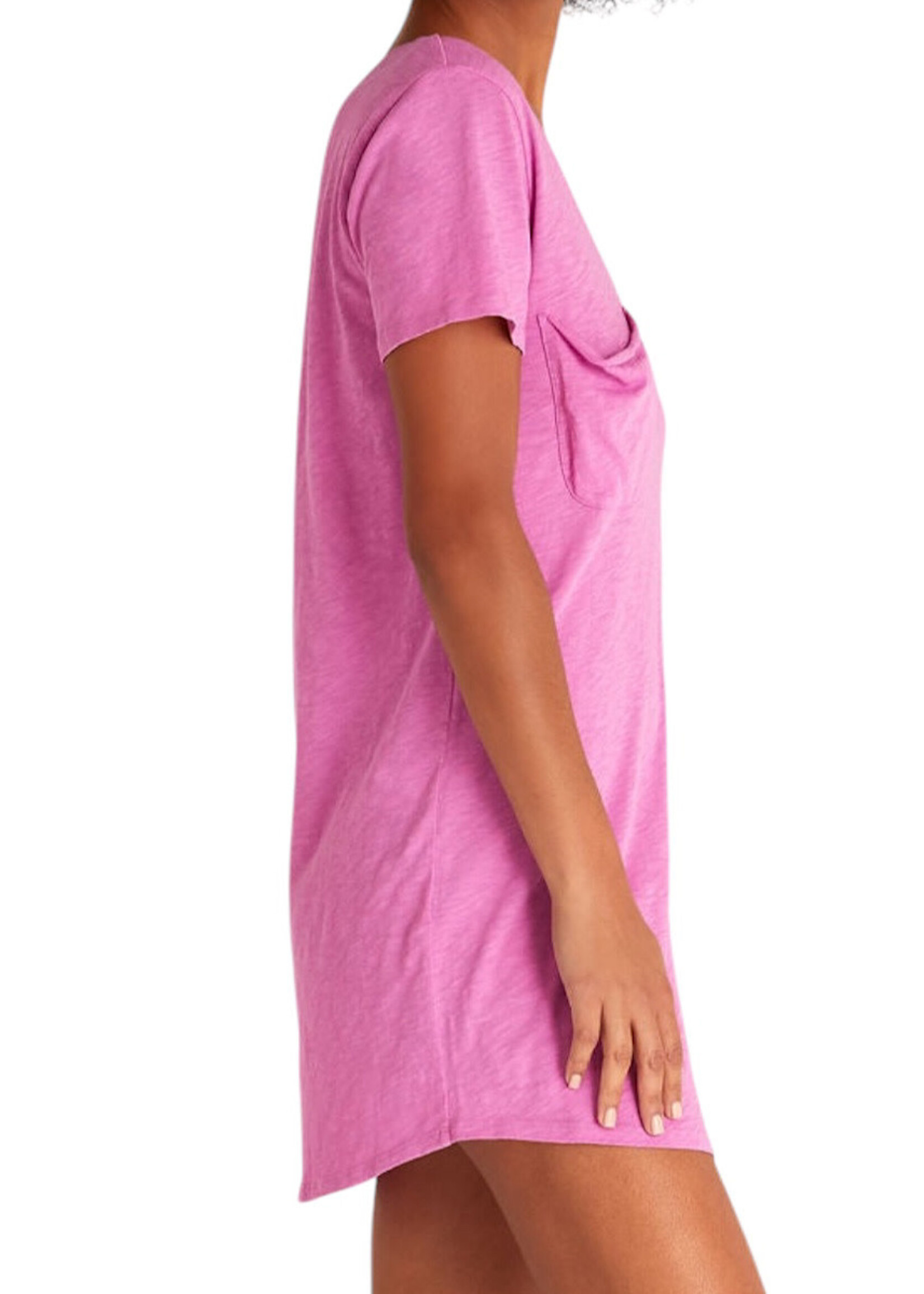 Z Supply Z Supply The Pocket Tee Dress Wild Dahlia