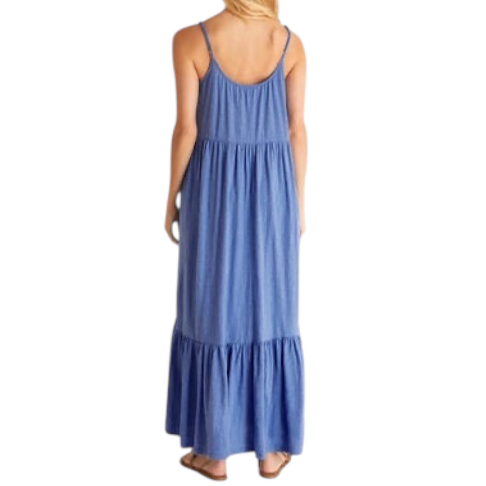 Z Supply Z Supply Lido Slub Midi Dress Pacific Blue