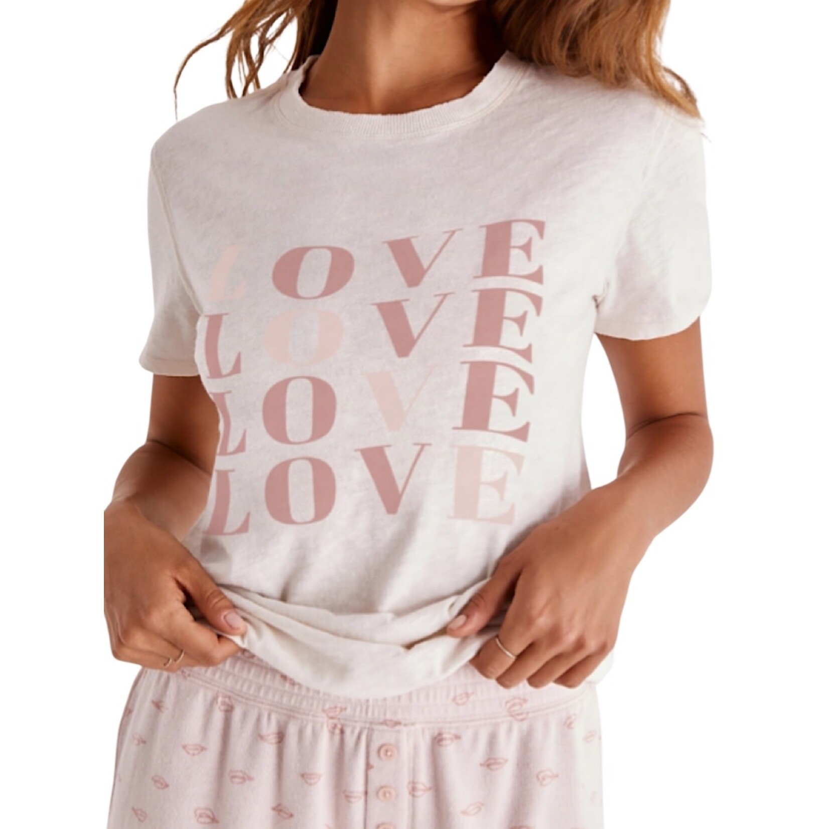 Holiday Easy Love White Tee