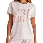 Z Supply Holiday Easy Love White Tee
