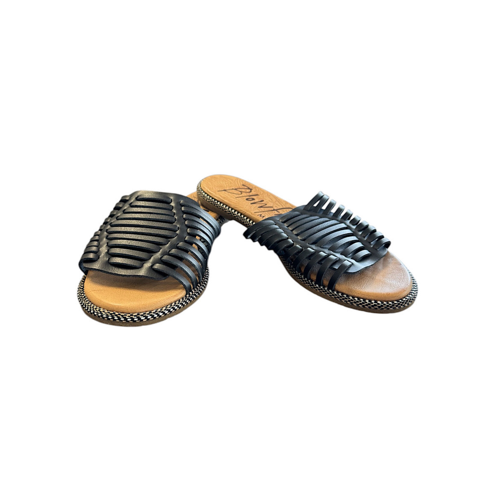 Blowfish Black Rylim Slip On Sandals