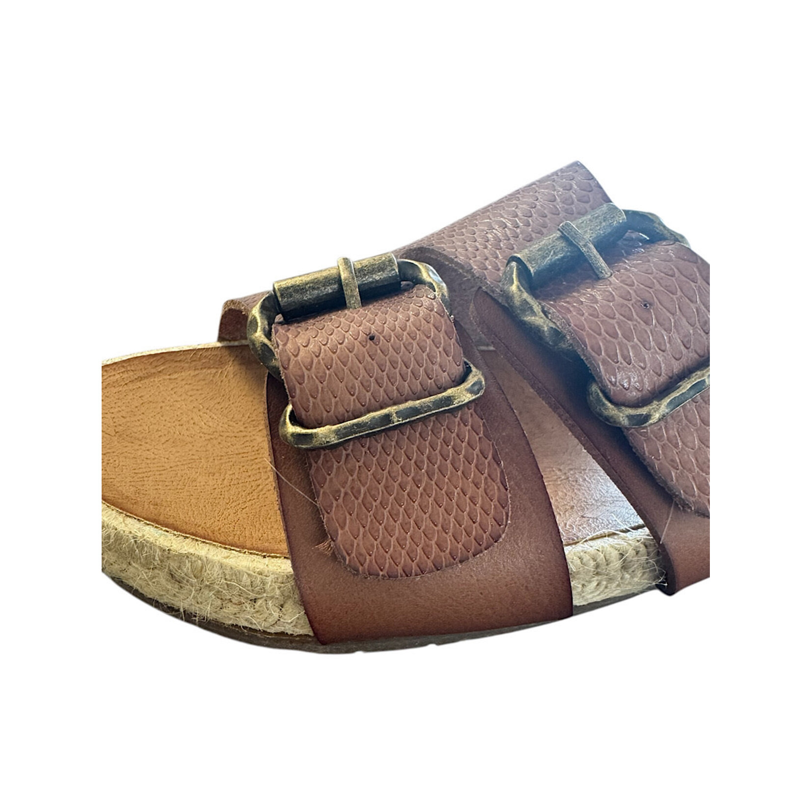 Blowfish Gennah Rope Slide Sandals Arabian Sand Dyecut