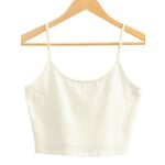 Marshmallow Cropped Tank