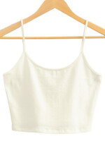 Marshmallow Cropped Tank