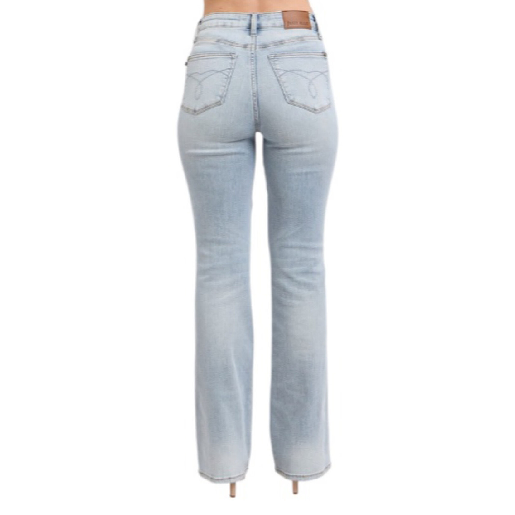 Judy Blue JB88784 H/W Tummy Control Bootcut LT Short Length Jeans