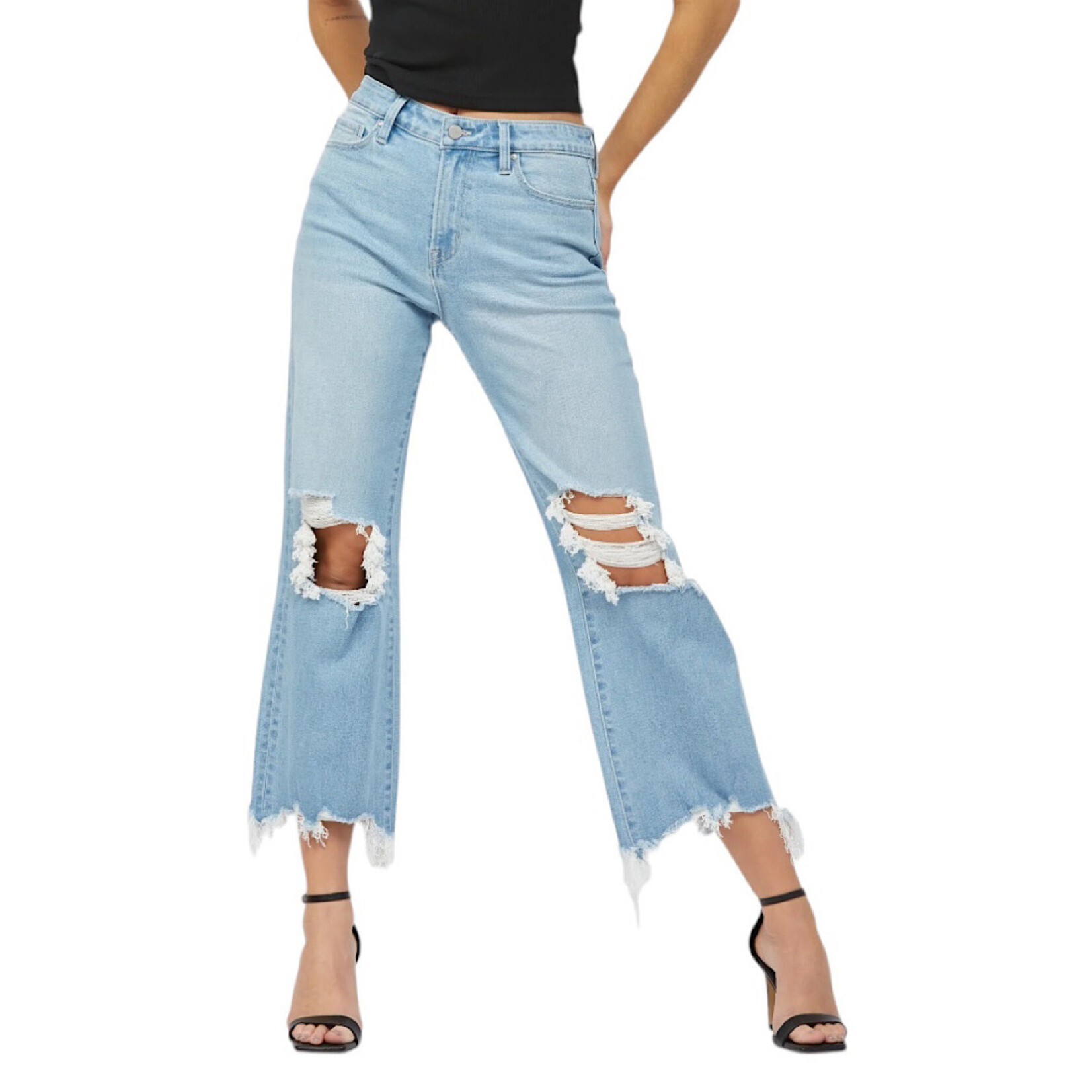 Mica Denim MICA MDP-F3048 90's Vintage Crop Flare