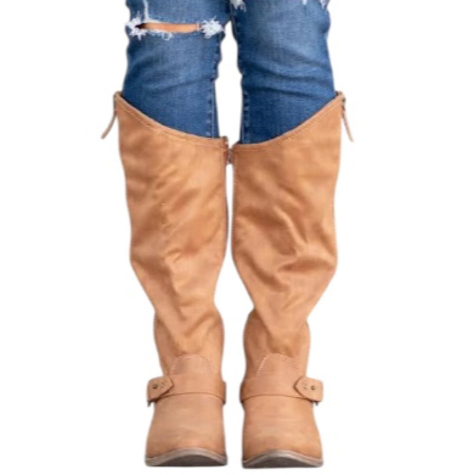 Very G Merlot Tan Boots