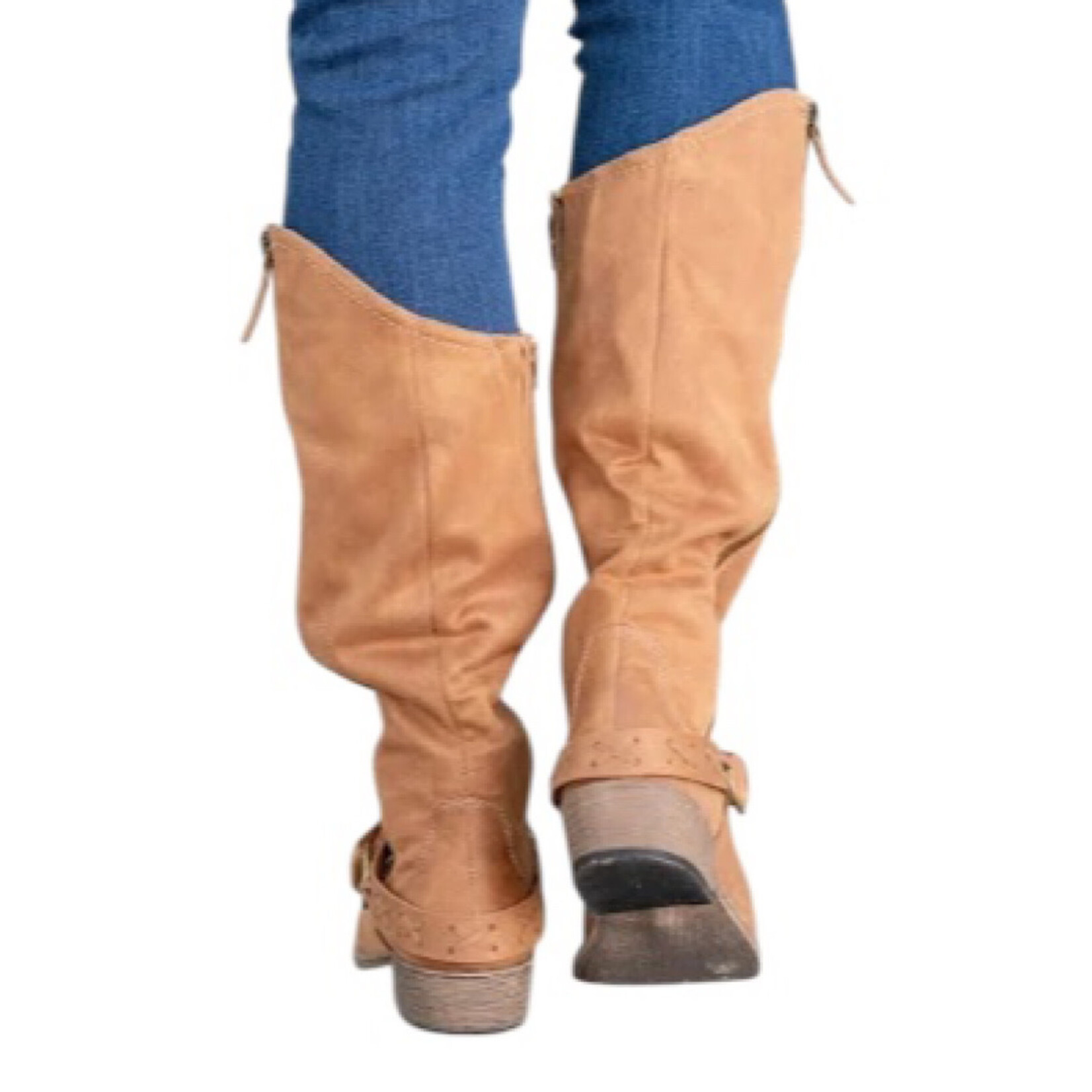 Very G Merlot Tan Boots