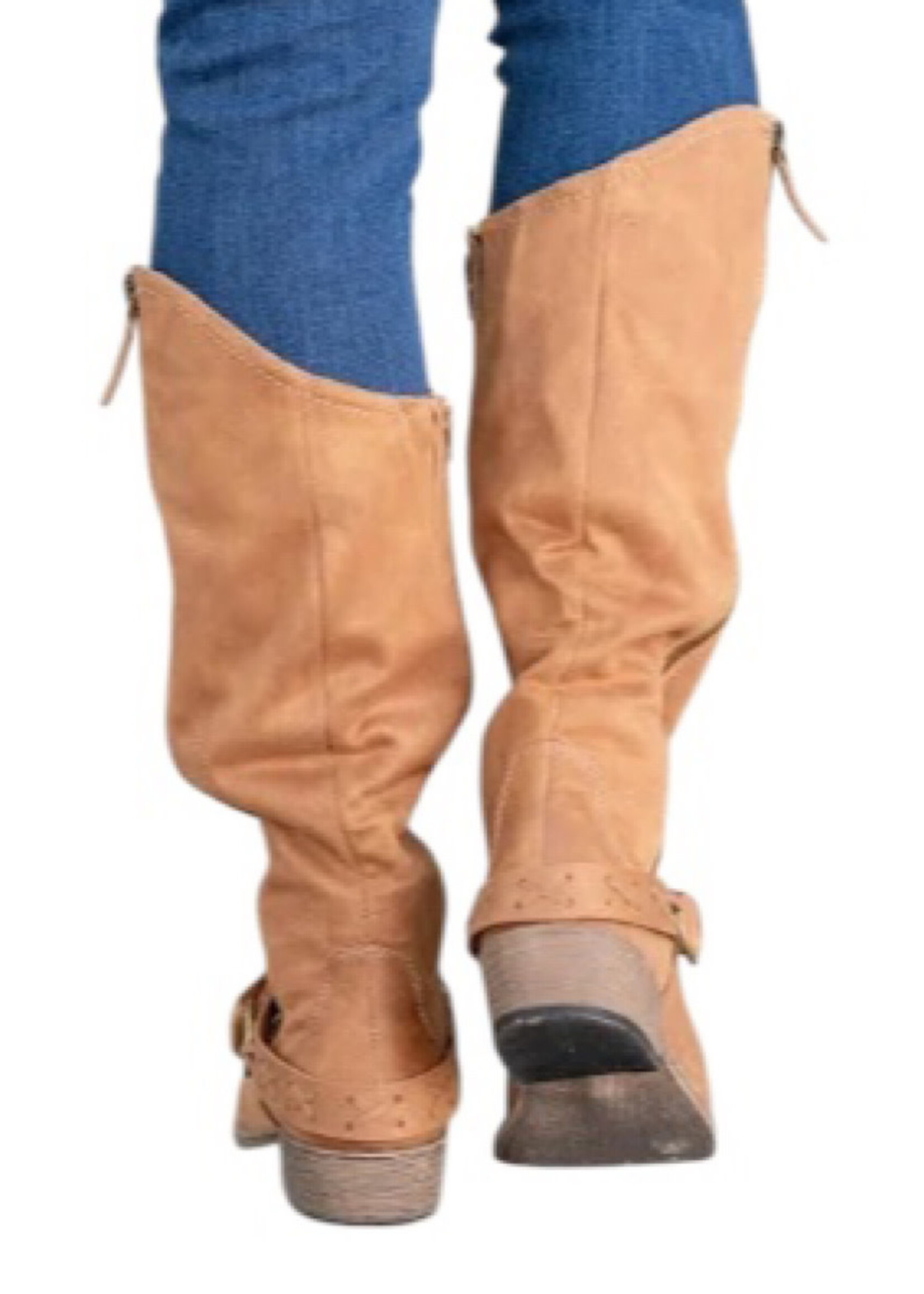 Very G Merlot Tan Boots