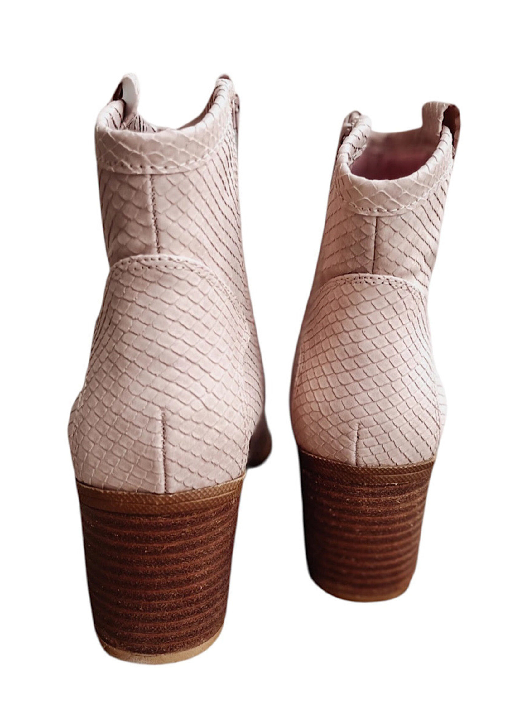Dirty Laundry Unite Snake Blush Bootie