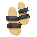 Reef Cushion Cloud Roa Women Size 9 Slide Sandals with Adjustable Straps Black -RF