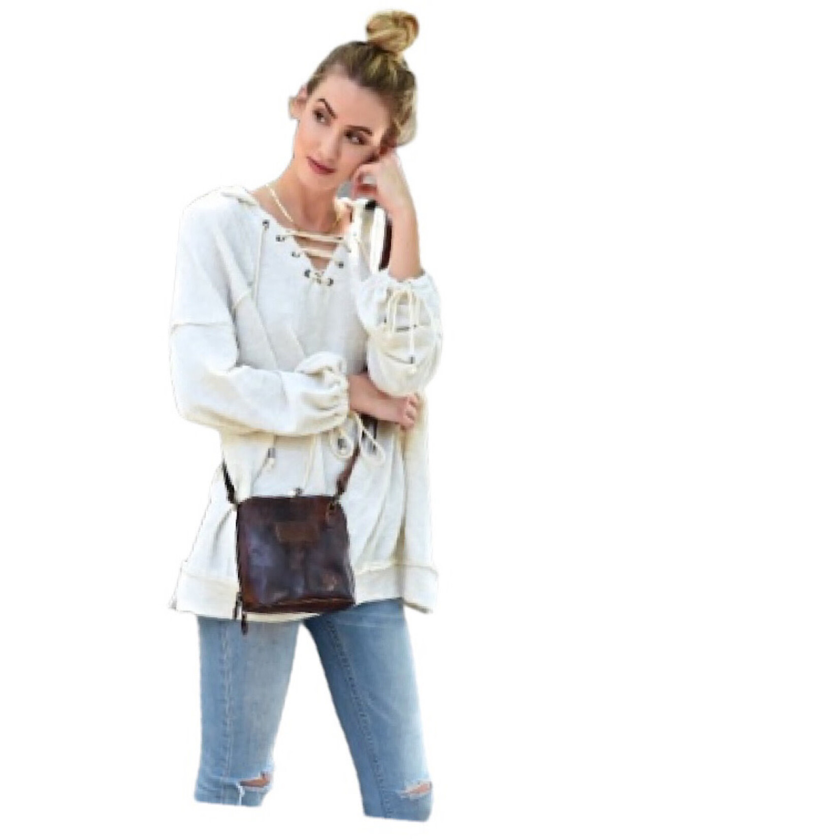 BED|STU BED|STU Ventura Teak Rustic Purse
