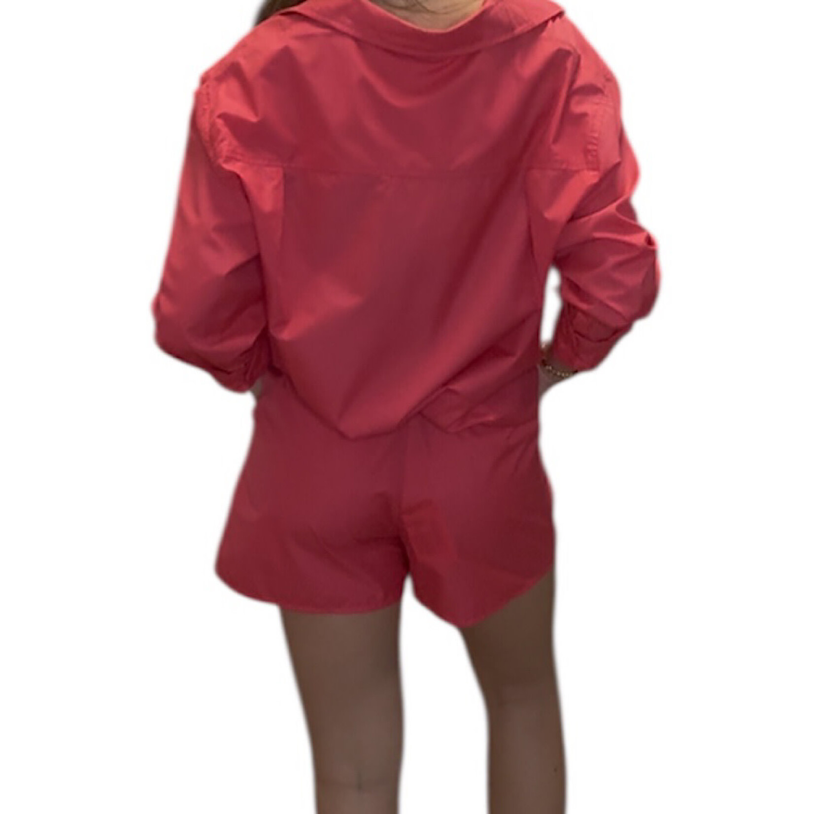 High Rise Side Slit Shorts