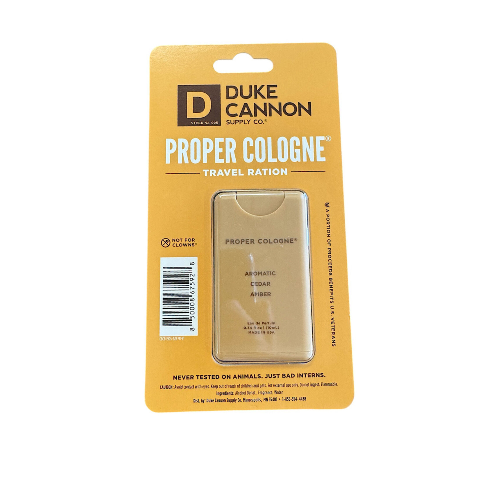 Duke Cannon Duke Cannon Sawtooth Pocket Travel Cologne