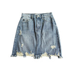 KanCan Denim Skirt with Distressing Size Small-RF