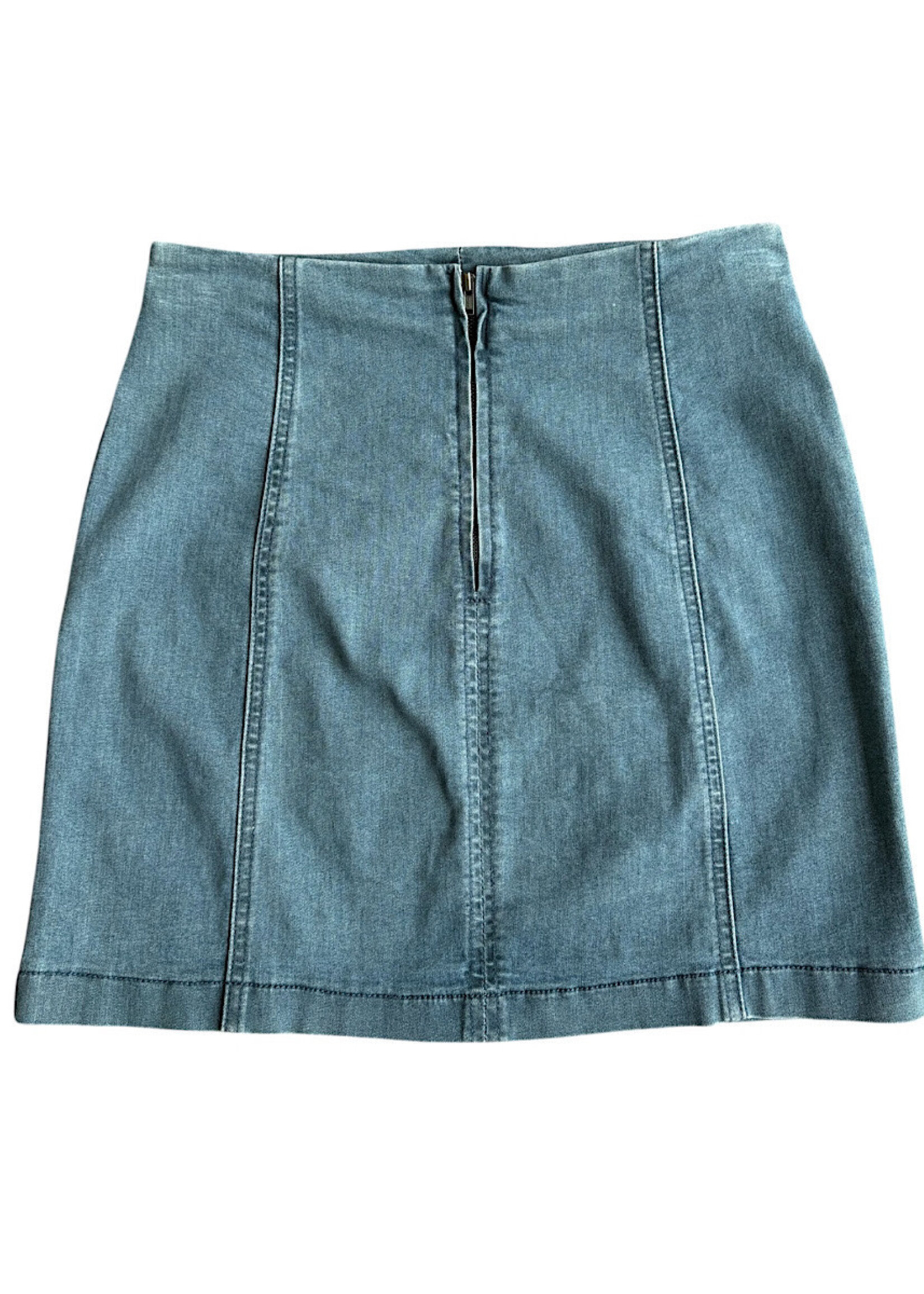 Dark Blue Denim Skirt Size Small-RF