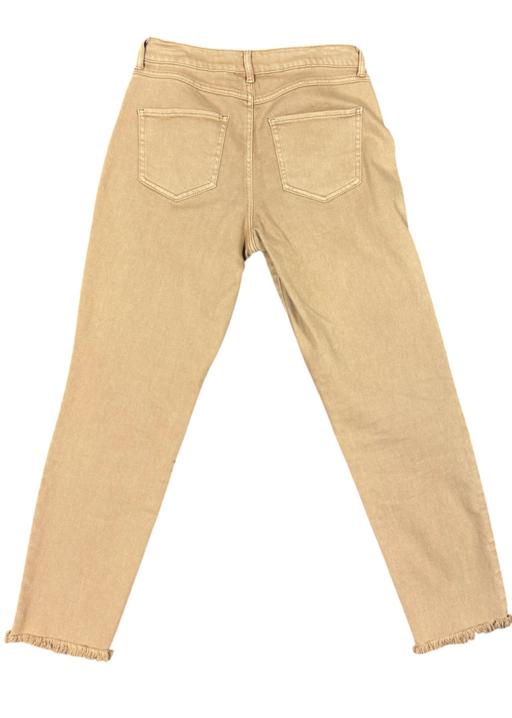 Sincerely Jules Tan Straight Leg Jeans Size 3/26-RF