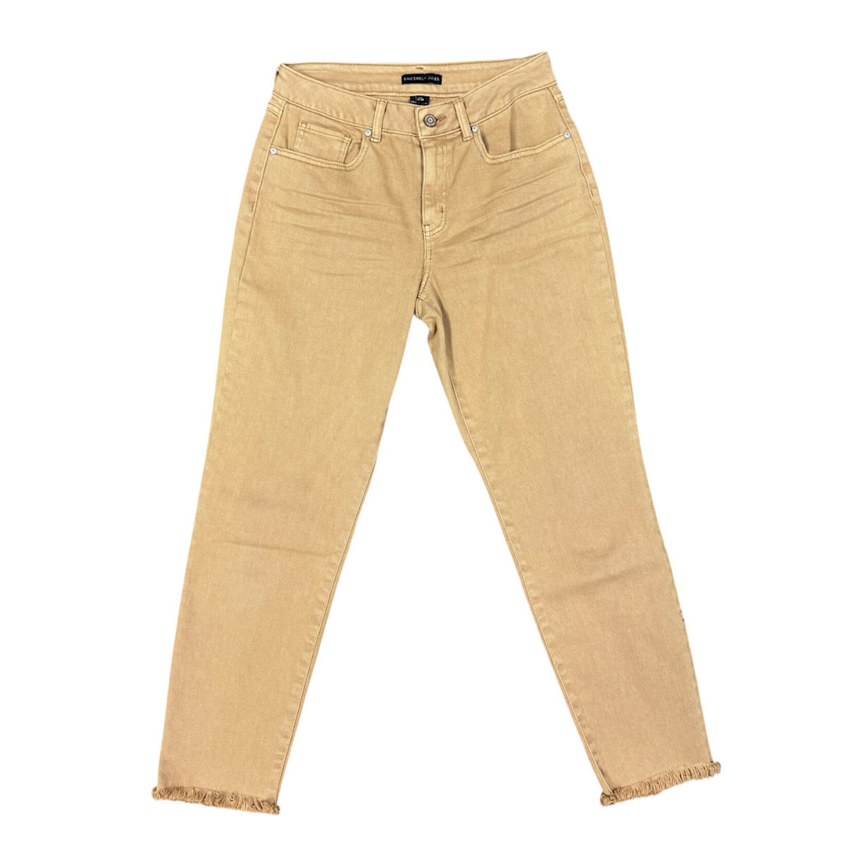 Sincerely Jules Tan Straight Leg Jeans Size 3/26-RF